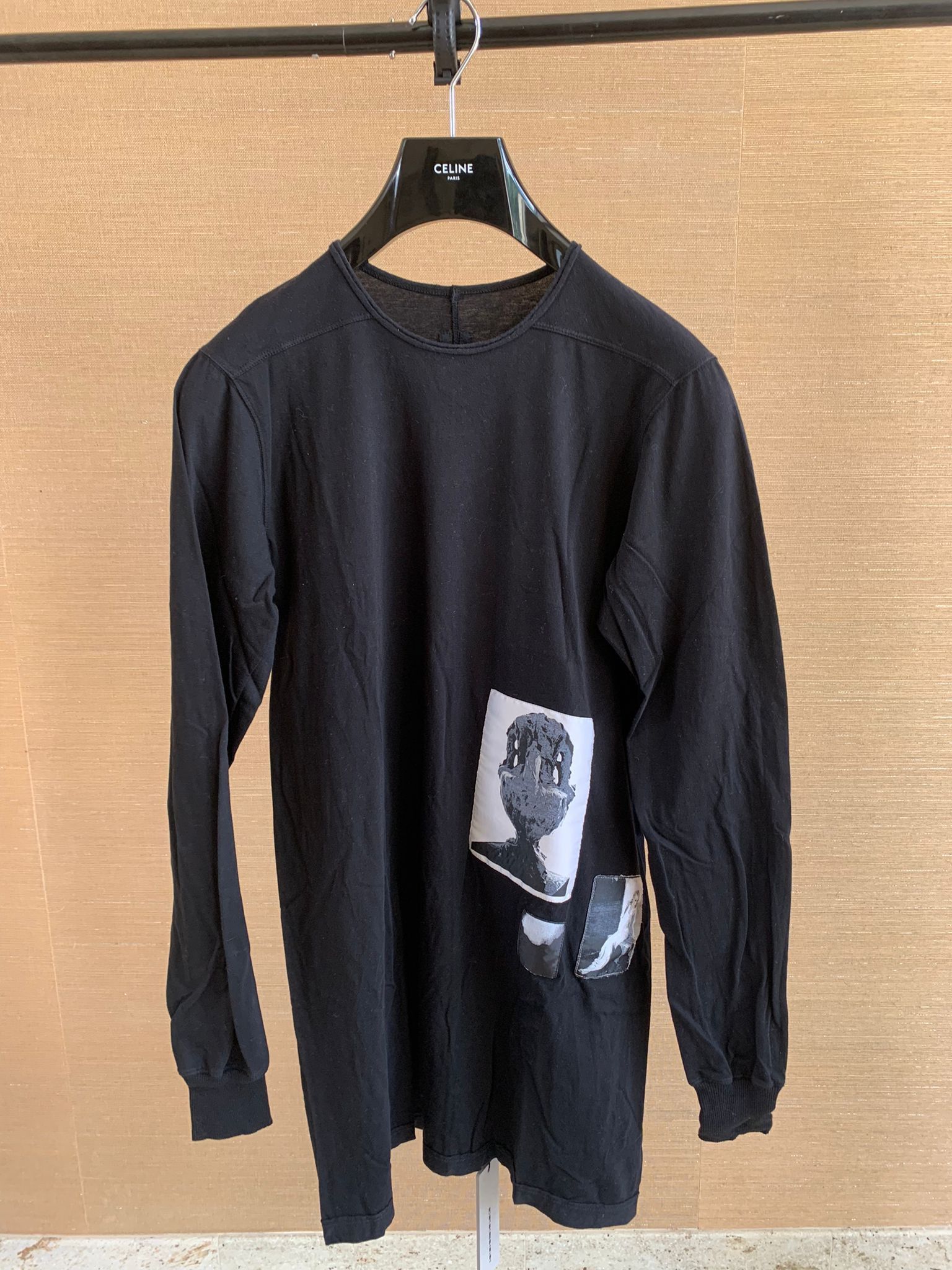 Rick Owens Drkshdw LS Level Tee in Black Size US M / EU 48-50 / 2 - 3 Thumbnail