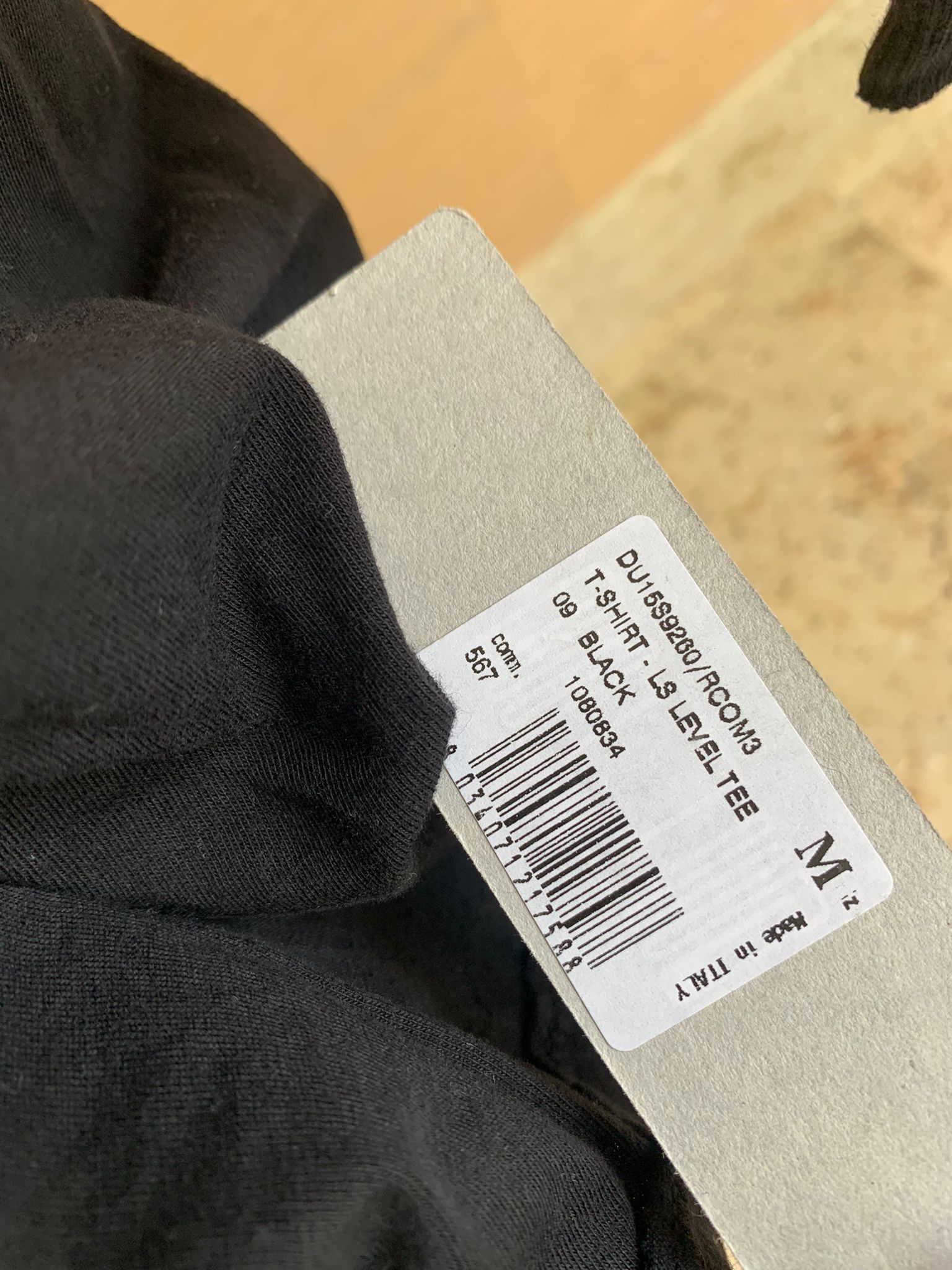 Rick Owens Drkshdw LS Level Tee in Black Size US M / EU 48-50 / 2 - 12 Thumbnail