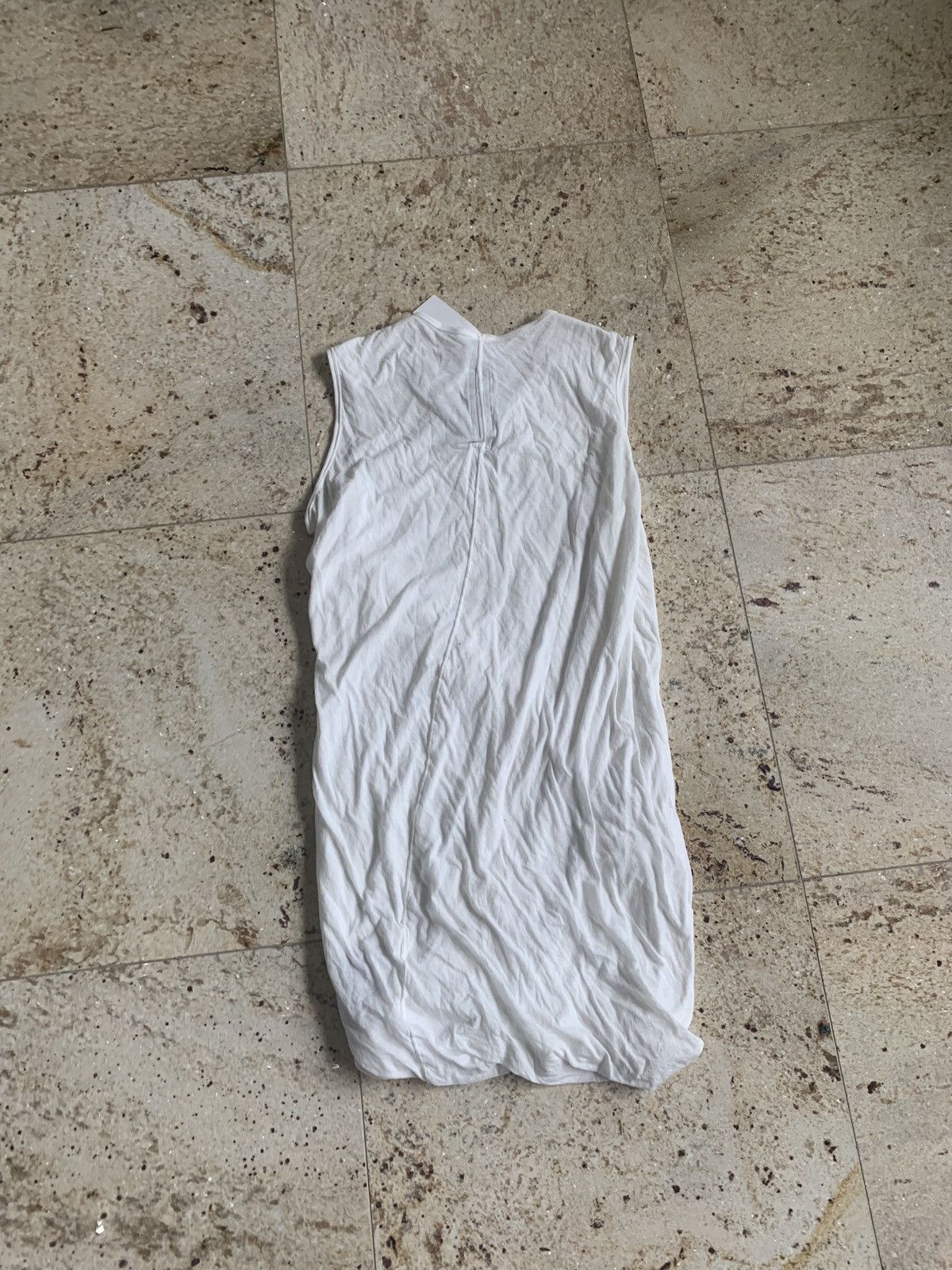 Rick Owens Drkshdw Double Sleeveless Tank in Milk Size US XS / EU 42 / 0 - 10 Thumbnail