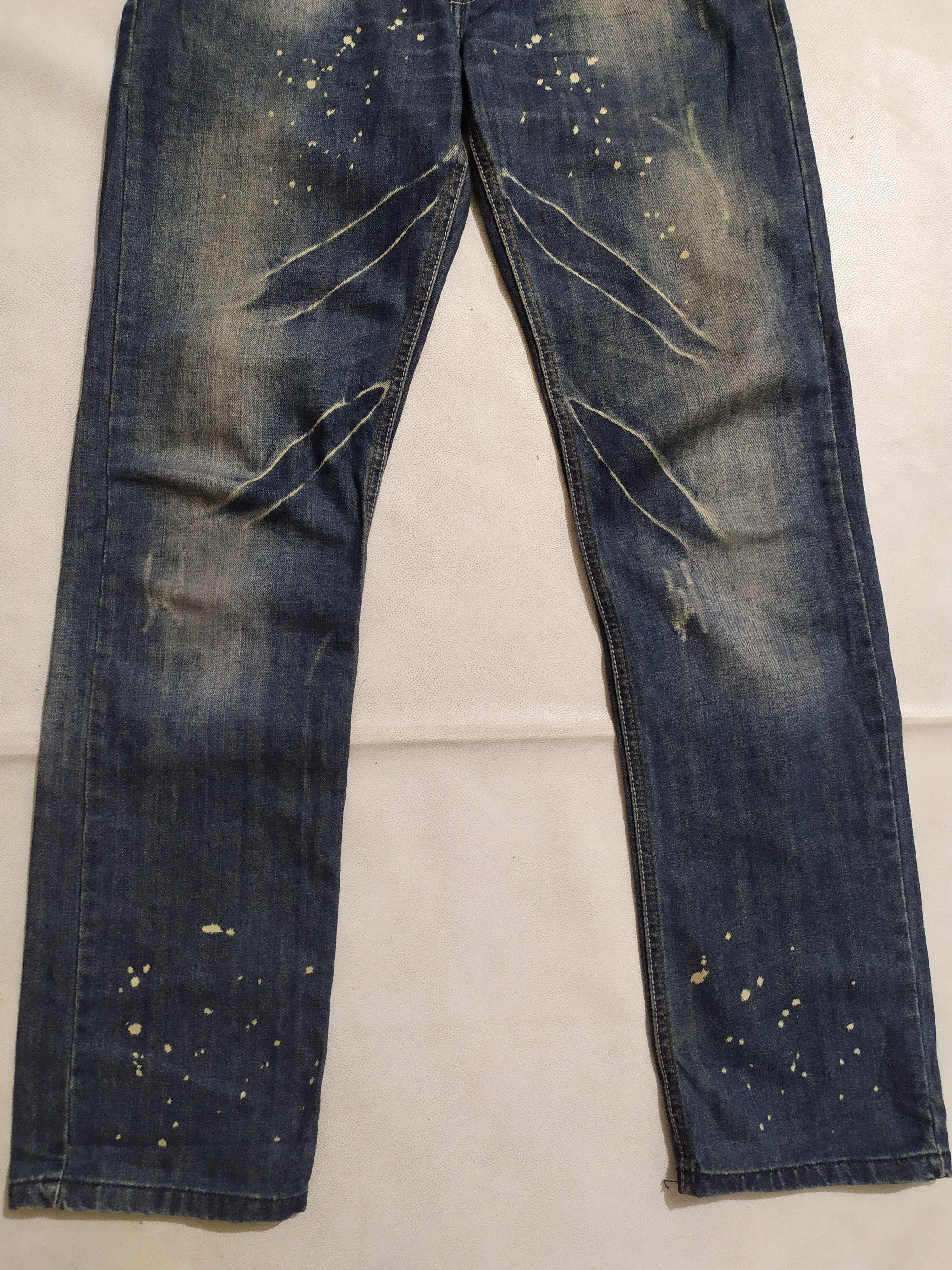 John Galliano 🔥John Galliano 2008 Denim painter distressed Jeans Pants Size US 30 / EU 46 - 7 Thumbnail
