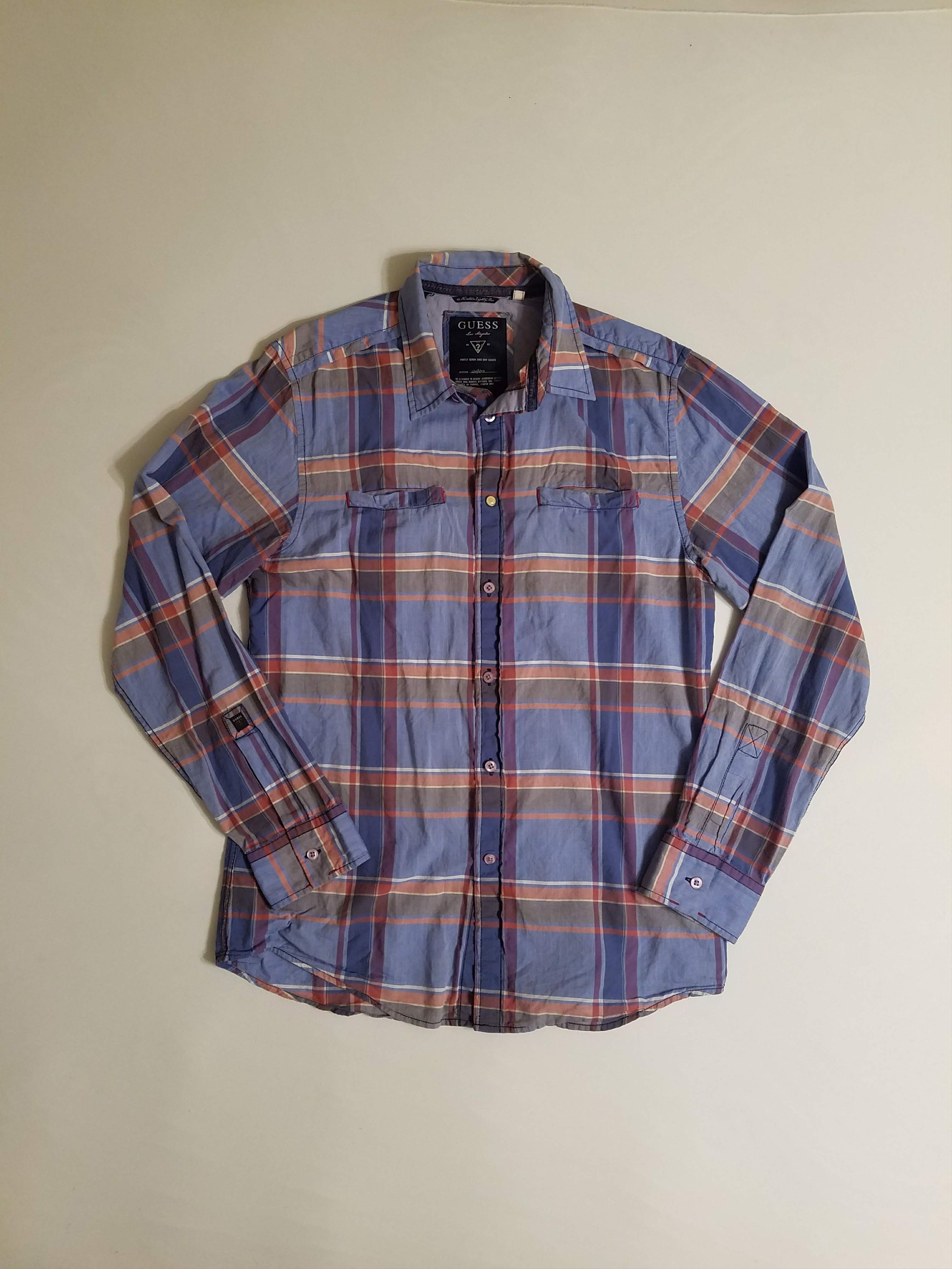 Guess Multi Color Striped Long Sleeve Size US S / EU 44-46 / 1 - 1 Thumbnail