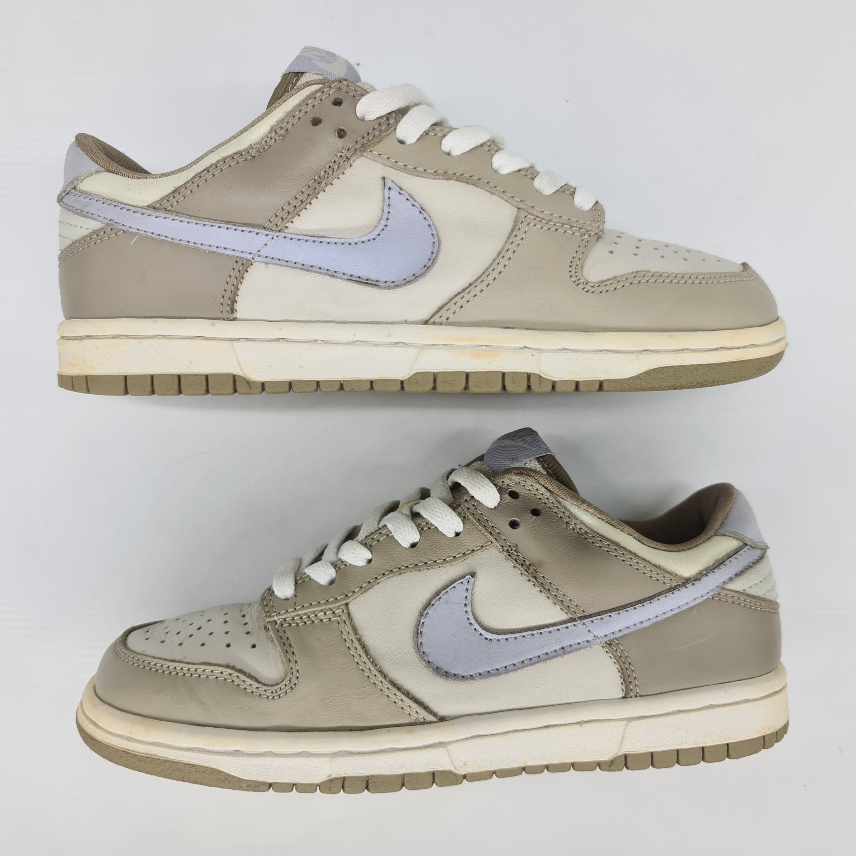 Nike × Vintage Nike - 2003 WMNS Dunk Low Pro "Light Bone Stone" Size US 7 / IT 37 - 4 Thumbnail