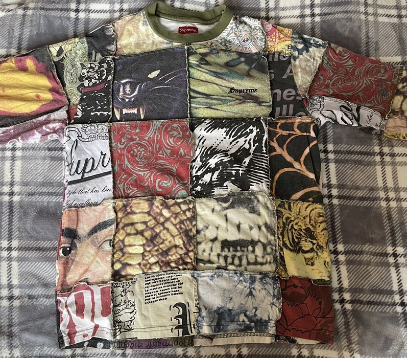 Supreme Supreme Patchwork Mosaic L/S | Grailed