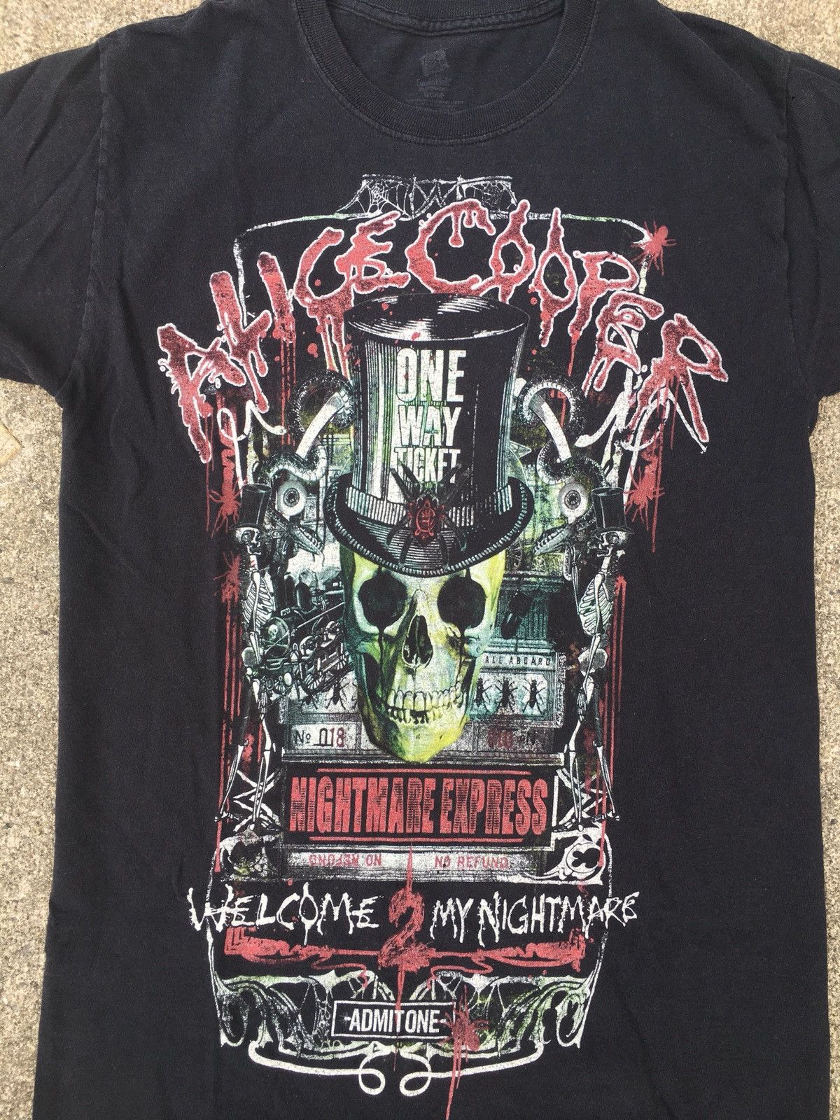 Band Tees × Vintage Alice Cooper Rock tee Size US S / EU 44-46 / 1 - 3 Thumbnail