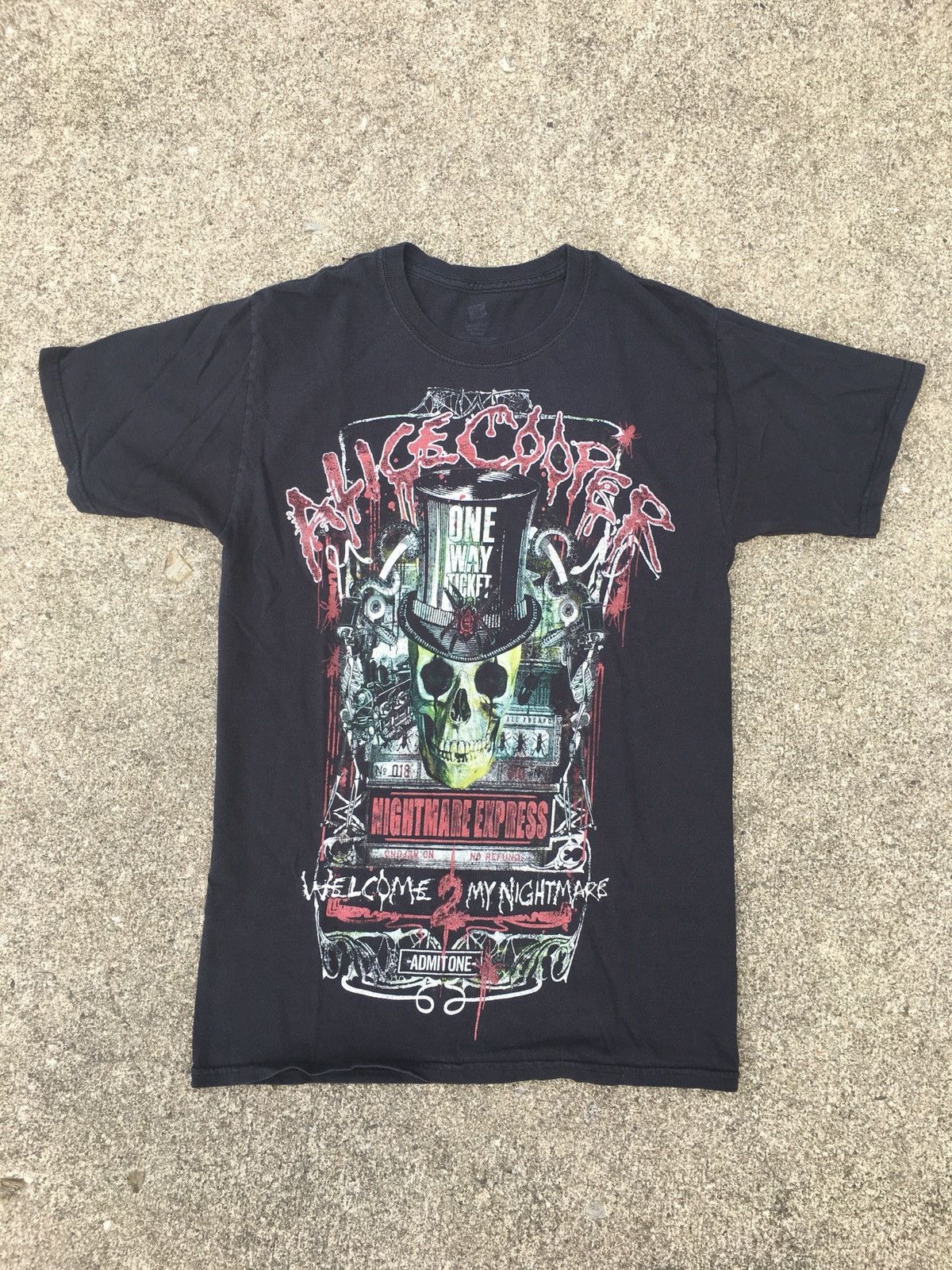 Band Tees × Vintage Alice Cooper Rock tee Size US S / EU 44-46 / 1 - 1 Thumbnail