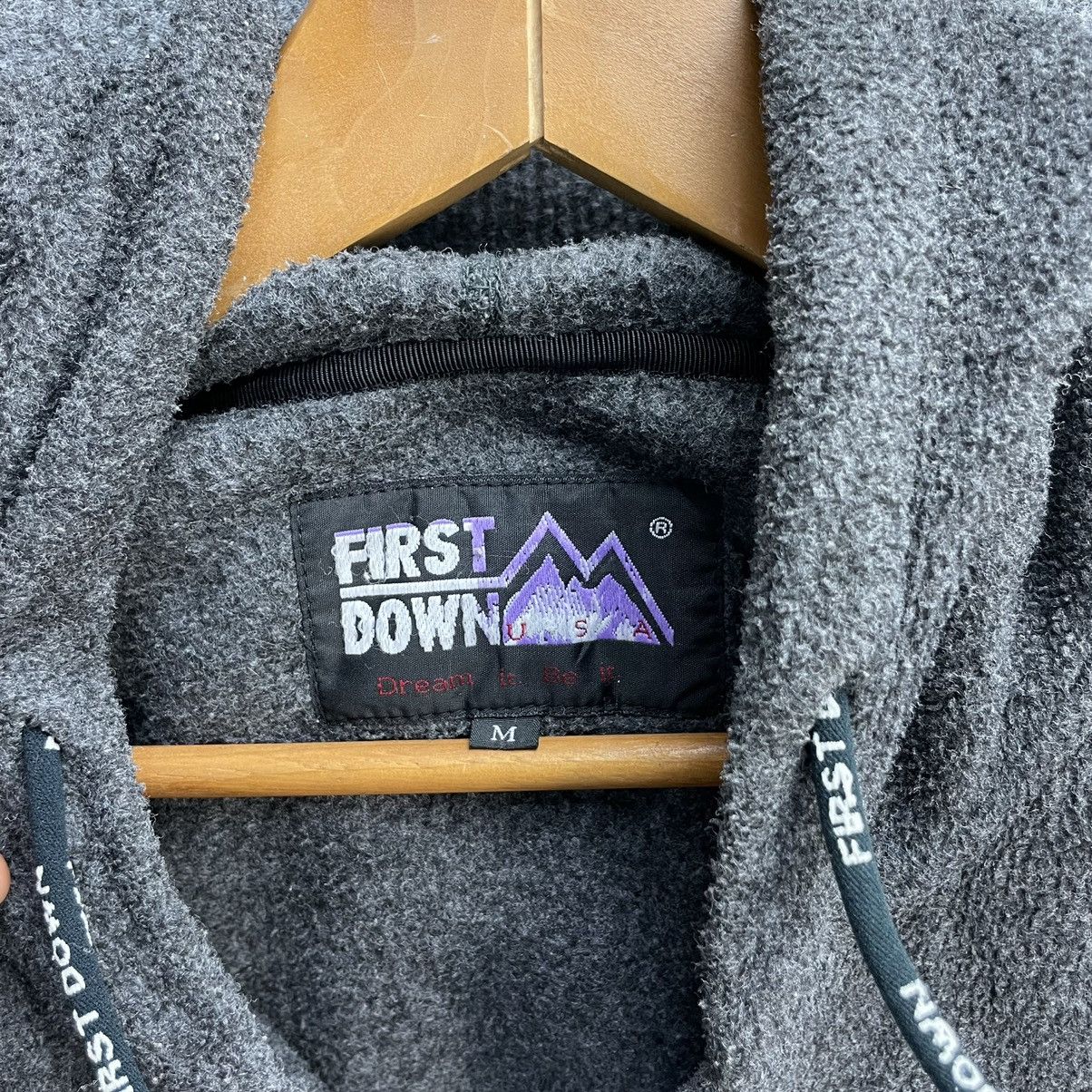 Japanese Brand Vintage 90's FIRST DOWN Fleece Jacket Hoodie Size US M / EU 48-50 / 2 - 7 Thumbnail