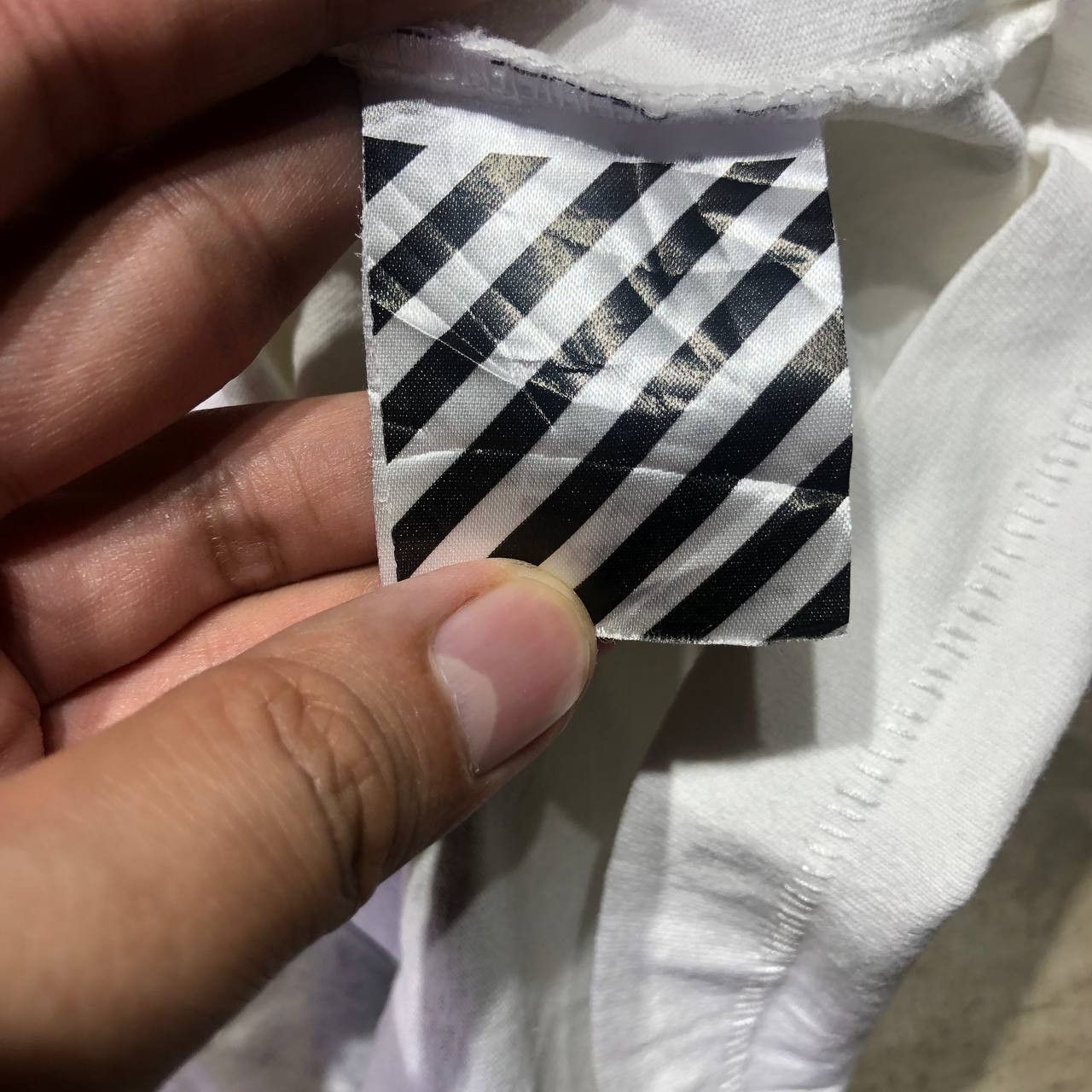 Off-White Off-White Diagonal Box Tee Size US S / EU 44-46 / 1 - 7 Thumbnail