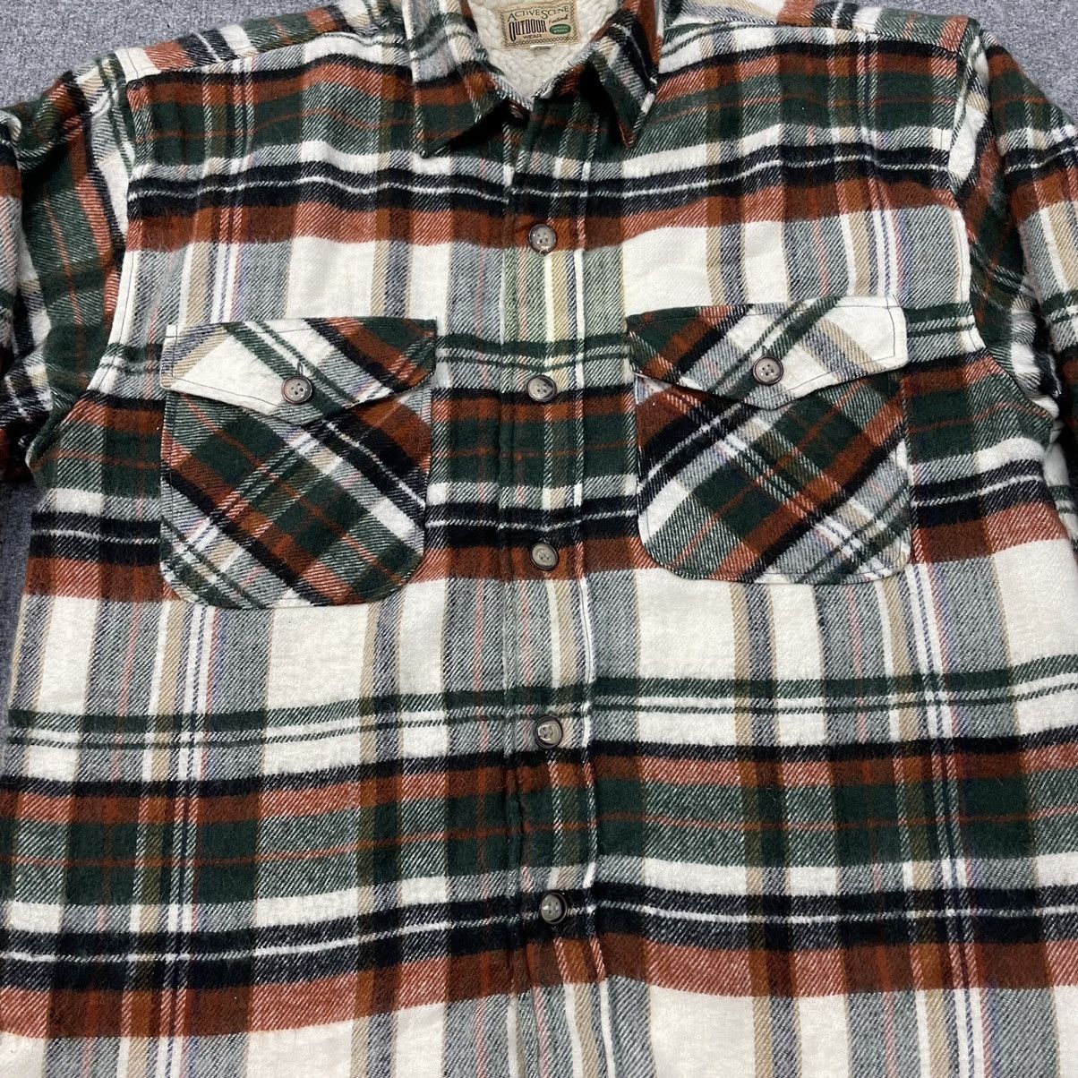 Japanese Brand × Vintage Active Scene Vintage Sherpa Lined Flannel Size US M / EU 48-50 / 2 - 4 Thumbnail