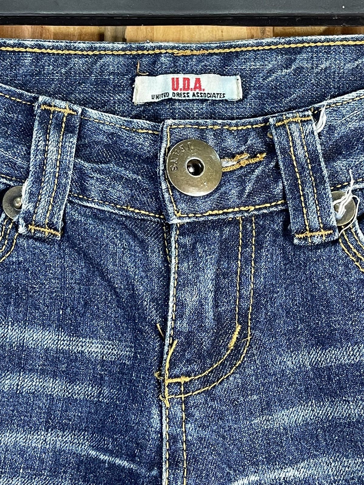Japanese Brand × Vintage Rare Item🔥Special Design By U.D.A Denim Size US 27 - 13 Thumbnail