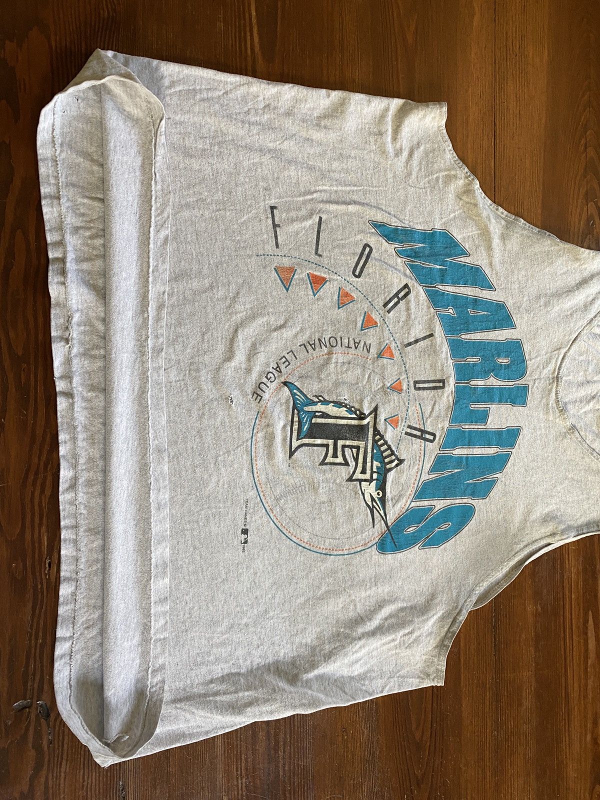 Hanes × MLB × Vintage Vintage ‘93 Florida Marlins Distressed Single Stitch Tank Size US XXL / EU 58 / 5 - 15 Thumbnail