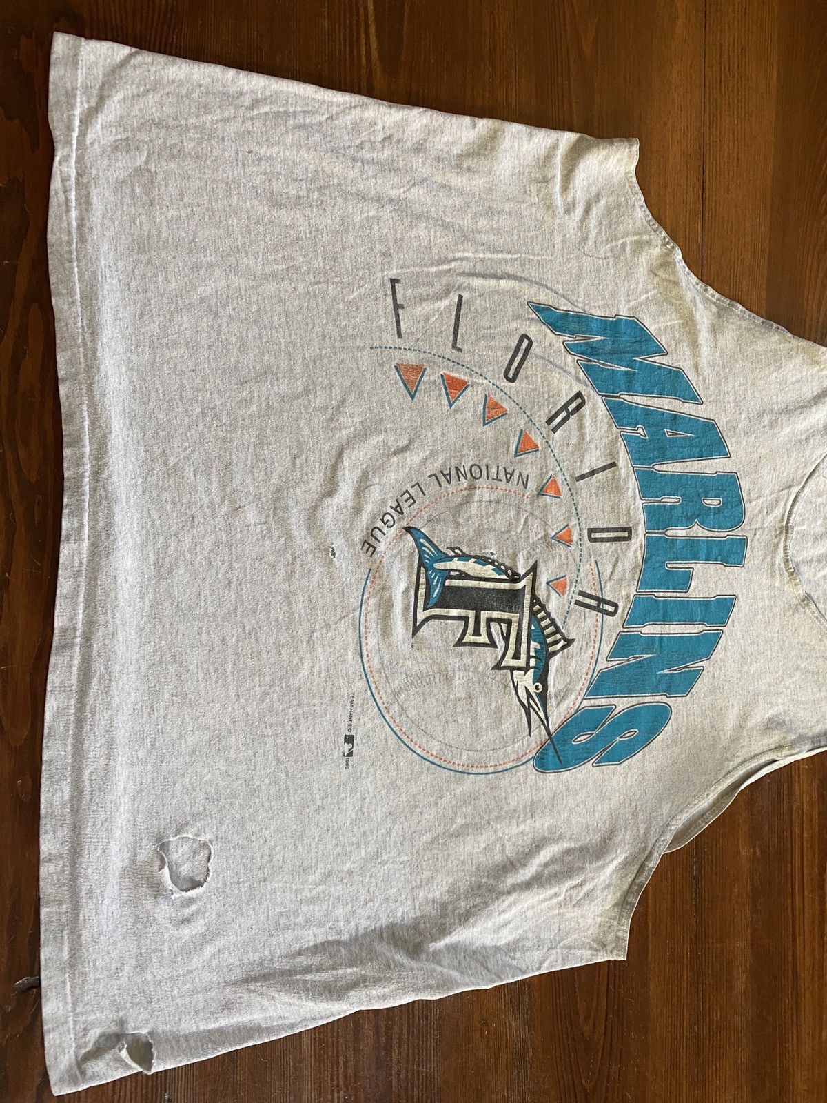 Hanes × MLB × Vintage Vintage ‘93 Florida Marlins Distressed Single Stitch Tank Size US XXL / EU 58 / 5 - 14 Thumbnail