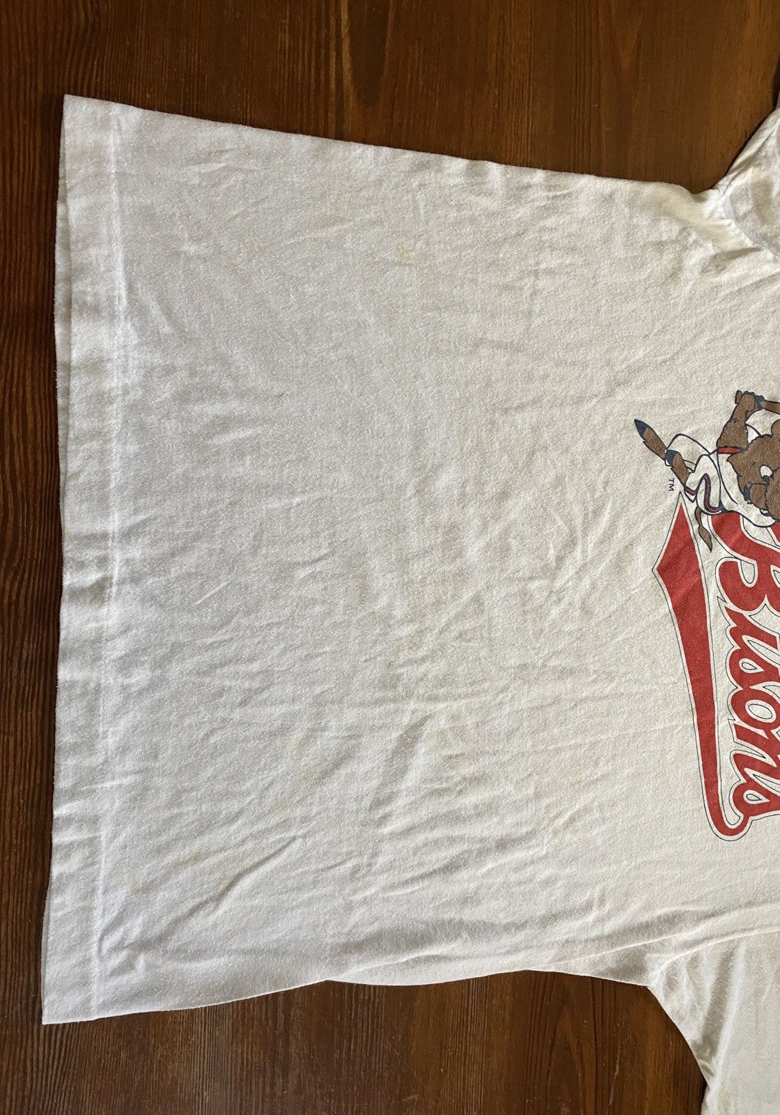 Vintage Vintage 80’s Buffalo Bisons MILB Baseball Single Stitch Tee Size US M / EU 48-50 / 2 - 12 Thumbnail