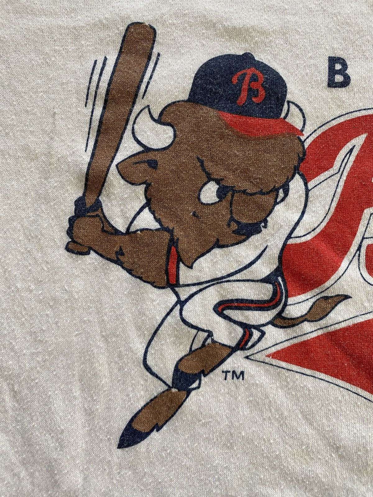 Vintage Vintage 80’s Buffalo Bisons MILB Baseball Single Stitch Tee Size US M / EU 48-50 / 2 - 5 Thumbnail