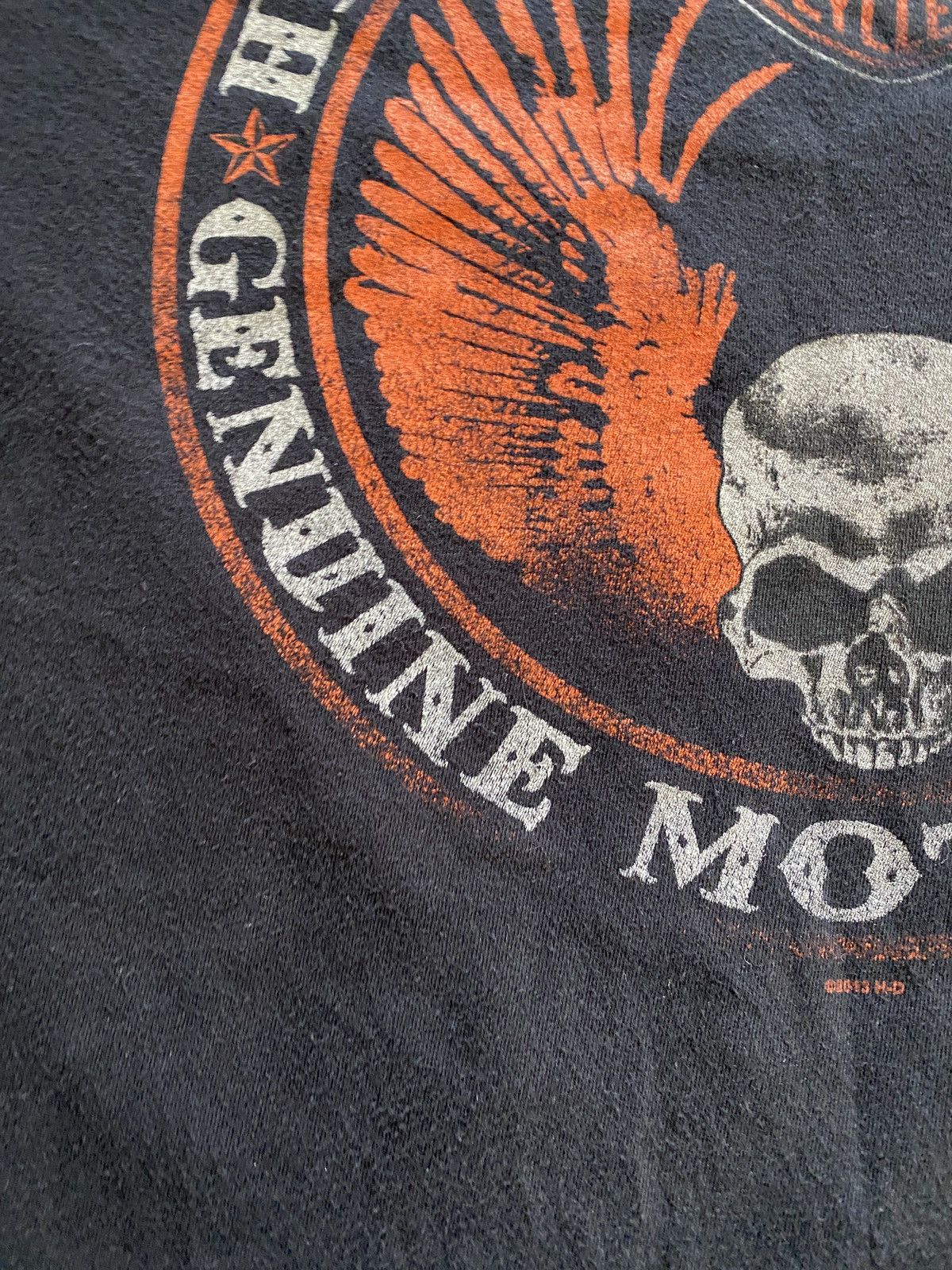 Harley Davidson 2013 Harley Davidson Double Sided Evansville Indiana Tee Size US XXL / EU 58 / 5 - 14 Thumbnail
