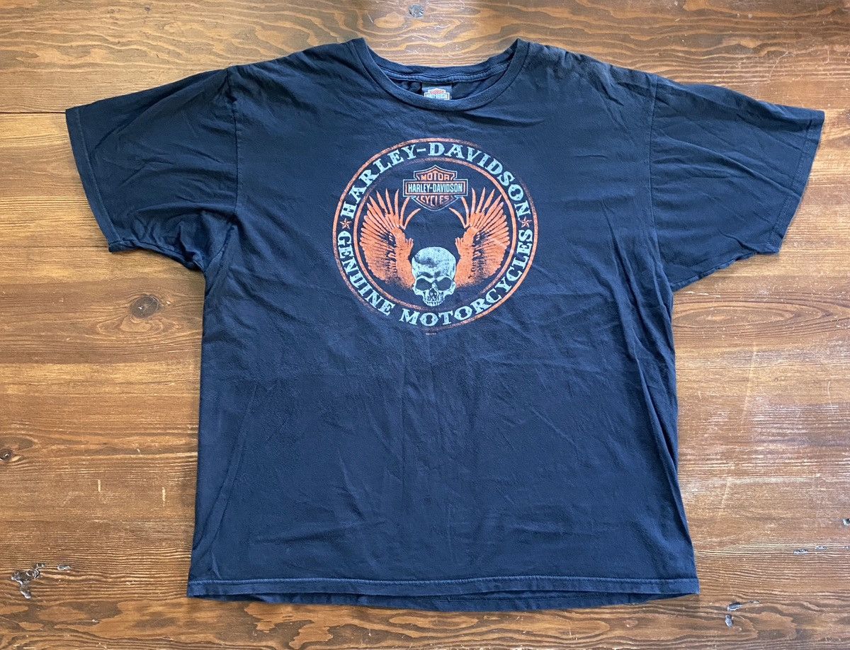 Harley Davidson 2013 Harley Davidson Double Sided Evansville Indiana Tee Size US XXL / EU 58 / 5 - 1 Thumbnail