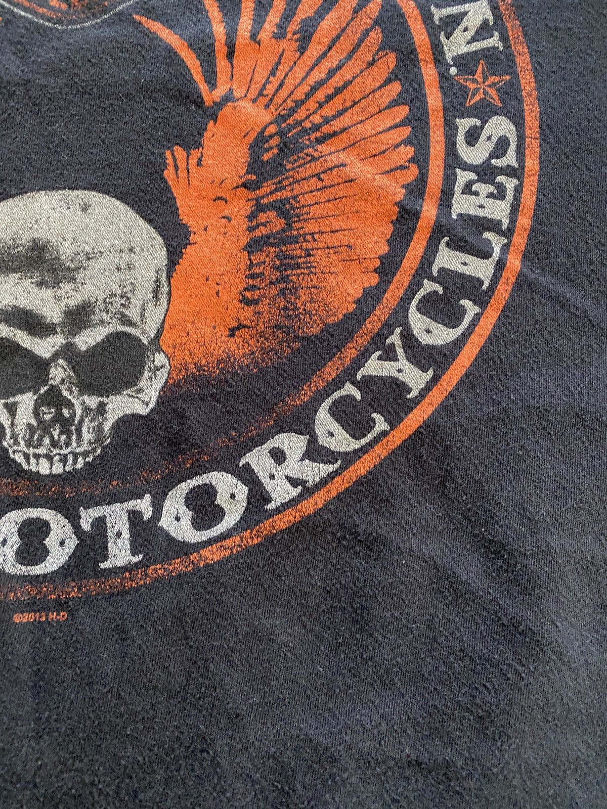 Harley Davidson 2013 Harley Davidson Double Sided Evansville Indiana Tee Size US XXL / EU 58 / 5 - 15 Thumbnail