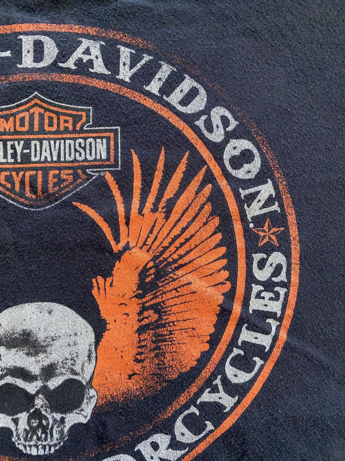 Harley Davidson 2013 Harley Davidson Double Sided Evansville Indiana Tee Size US XXL / EU 58 / 5 - 13 Thumbnail