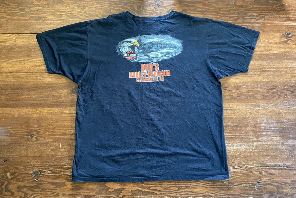 Harley Davidson 2013 Harley Davidson Double Sided Evansville Indiana Tee Size US XXL / EU 58 / 5 - 2 Thumbnail