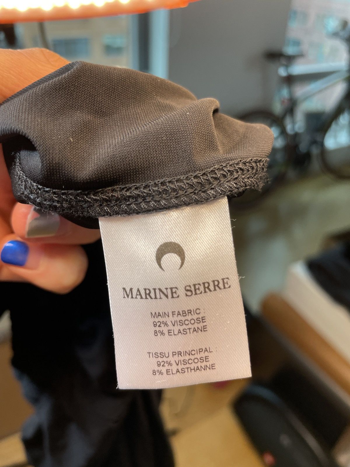 Marine Serre Marine Serre Black Loose Lounge Pants Size US 32 / EU 48 - 7 Thumbnail