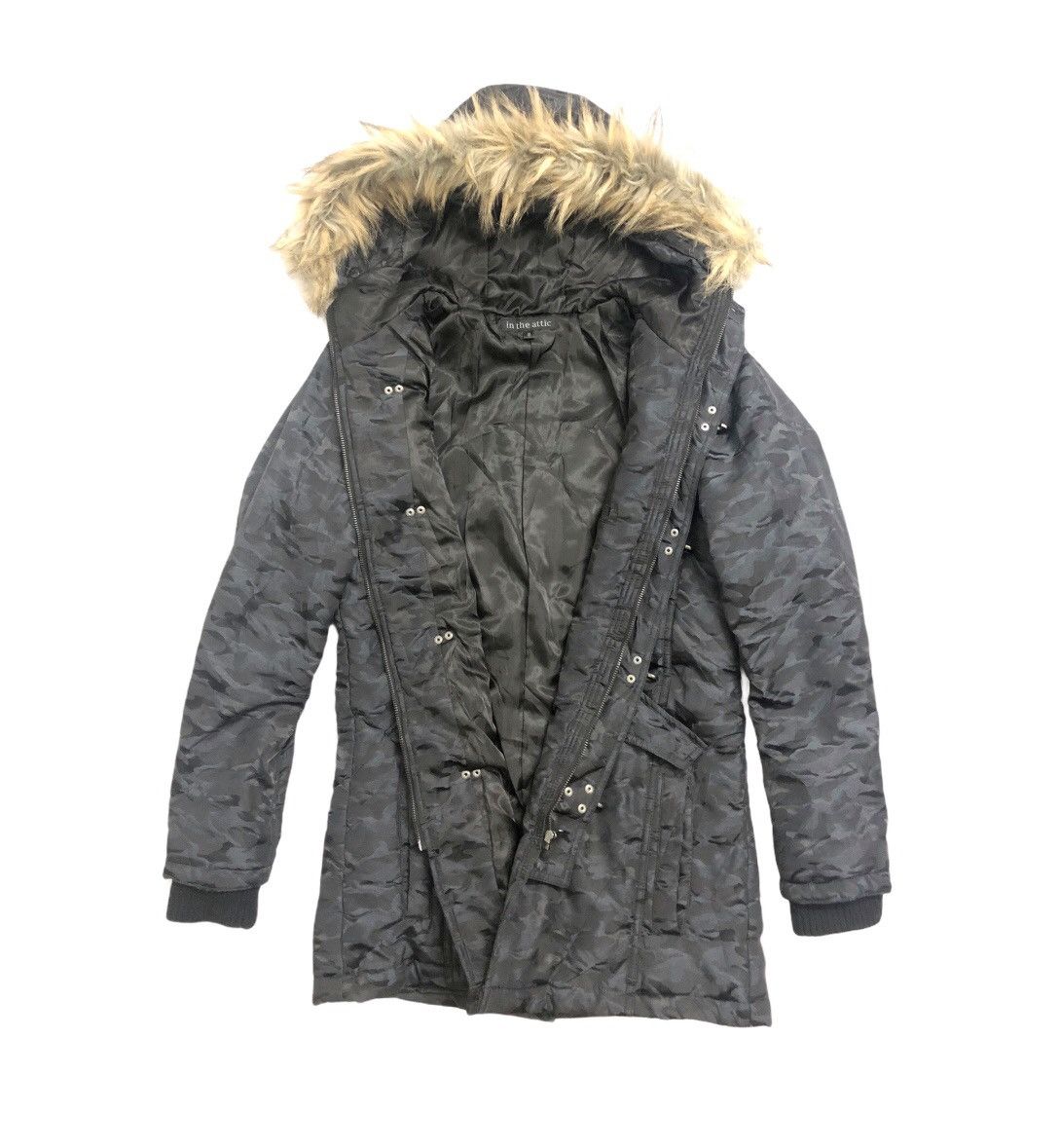 In The Attic 🔥J-rock 🇯🇵🔥In The Attic digital camo black parka Size US M / EU 48-50 / 2 - 3 Thumbnail