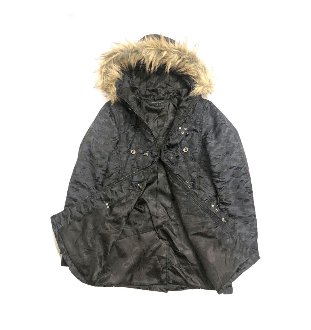 In The Attic 🔥J-rock 🇯🇵🔥In The Attic digital camo black parka Size US M / EU 48-50 / 2 - 4 Thumbnail