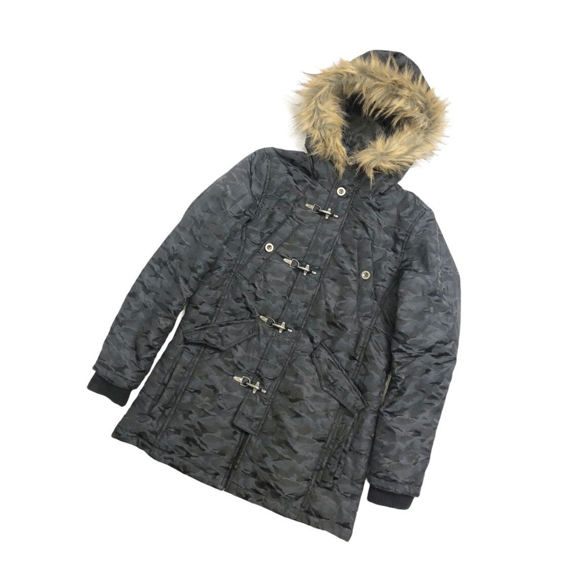 In The Attic 🔥J-rock 🇯🇵🔥In The Attic digital camo black parka Size US M / EU 48-50 / 2 - 2 Thumbnail
