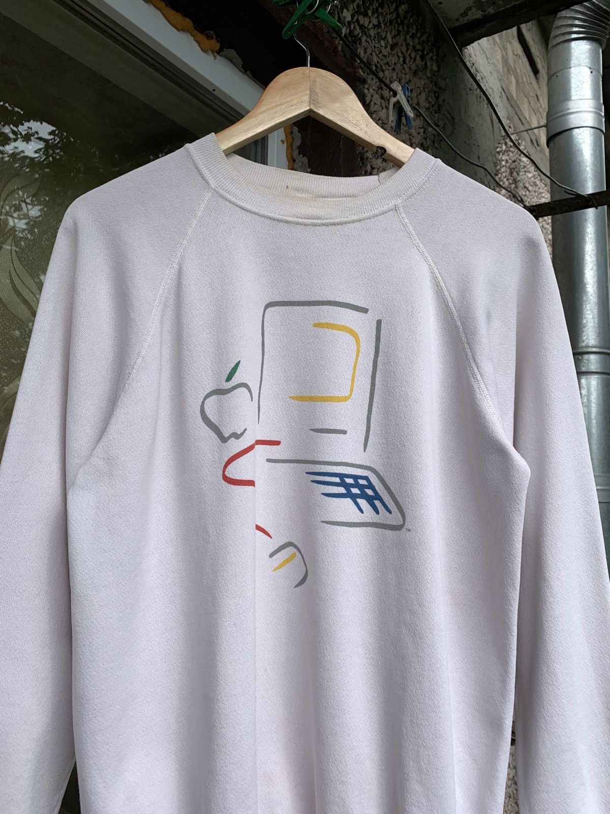 Apple 80s Vintage Apple Macintosh Computer Sweatshirt Size US M / EU 48-50 / 2 - 4 Thumbnail
