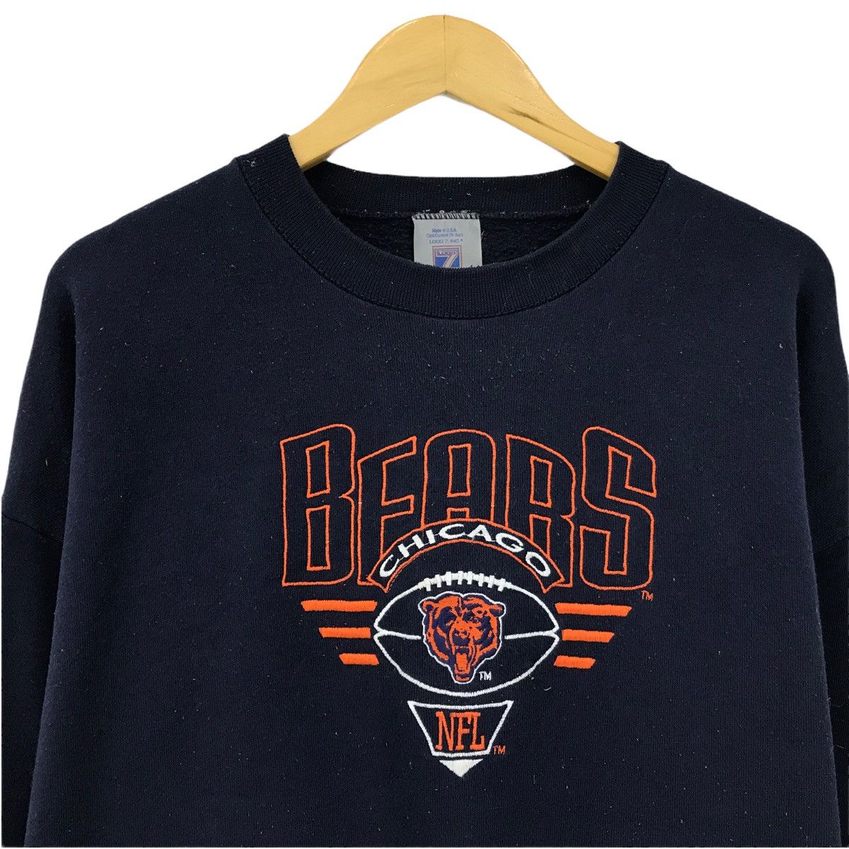Logo 7 × NFL Vintage Chicago Bears Sweatshirt Pullover Jumper Size US L / EU 52-54 / 3 - 2 Thumbnail