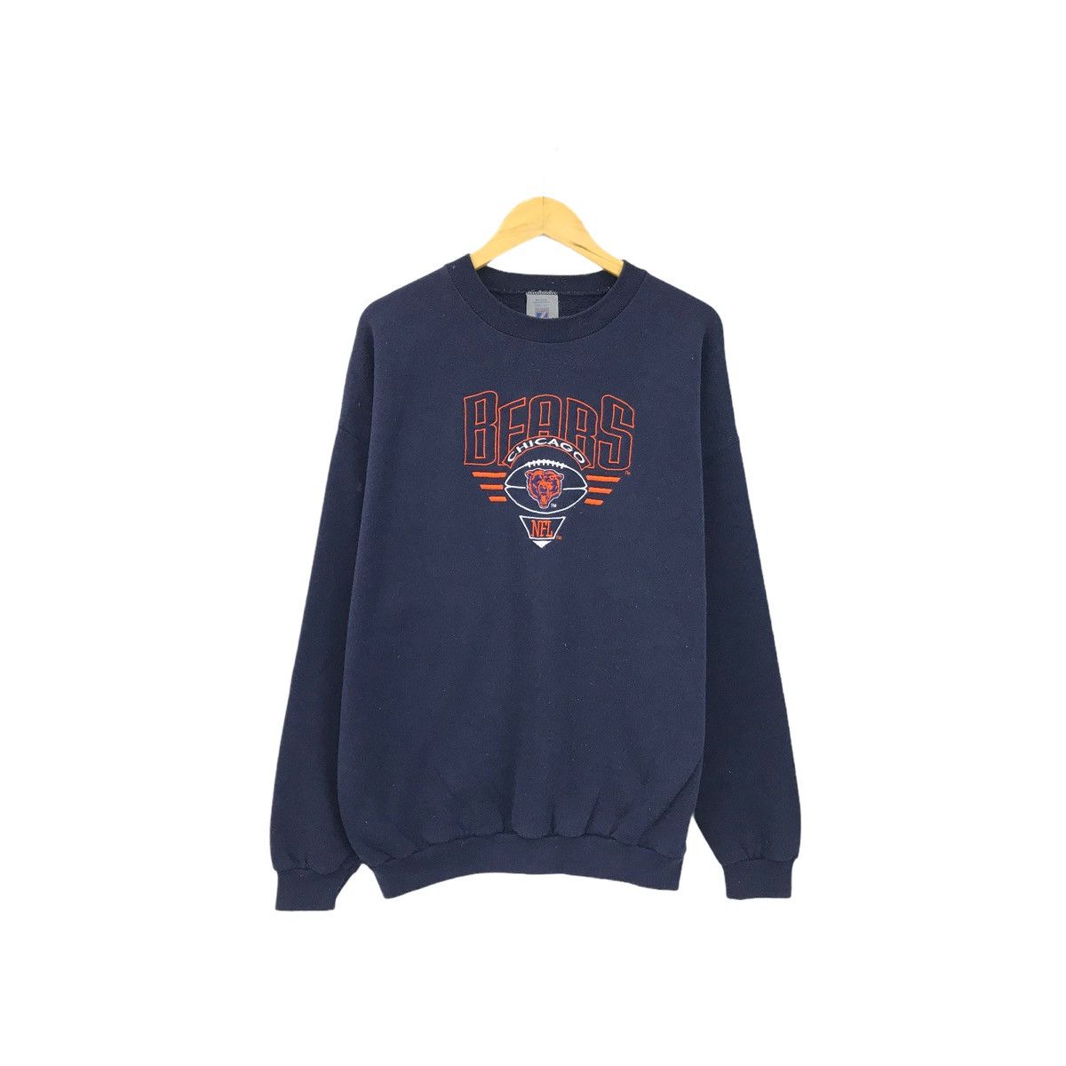 Vintage Chicago Bears NFL Logo 7 Pullover Sweatshirt 