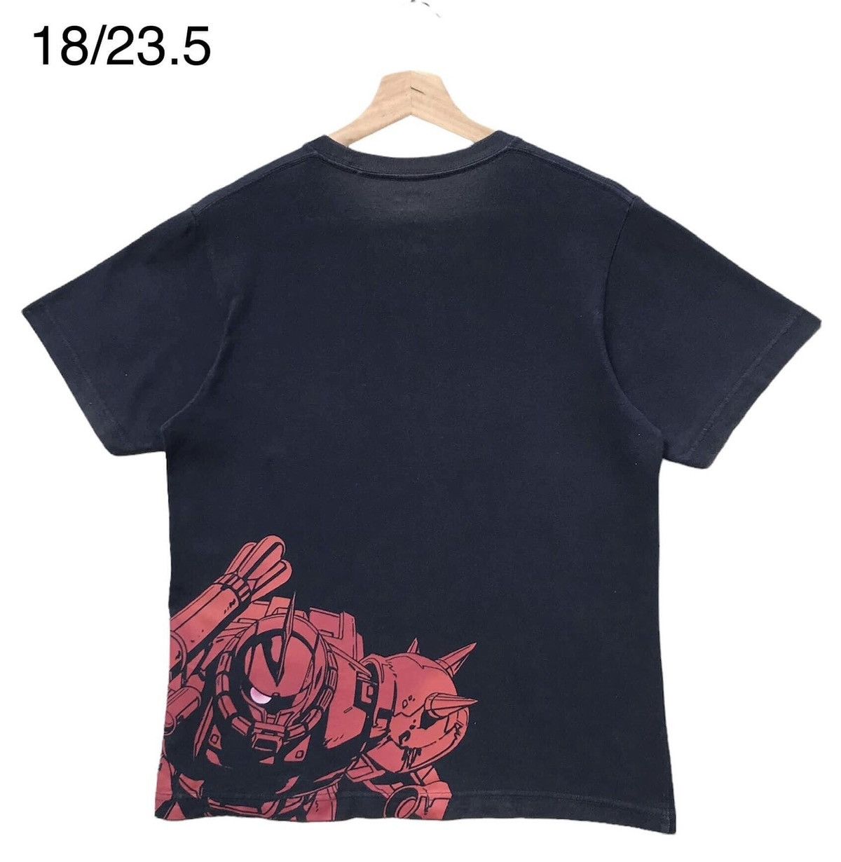 image of Anima x Vintage Gundam in Faded Black, Men's (Size Small)