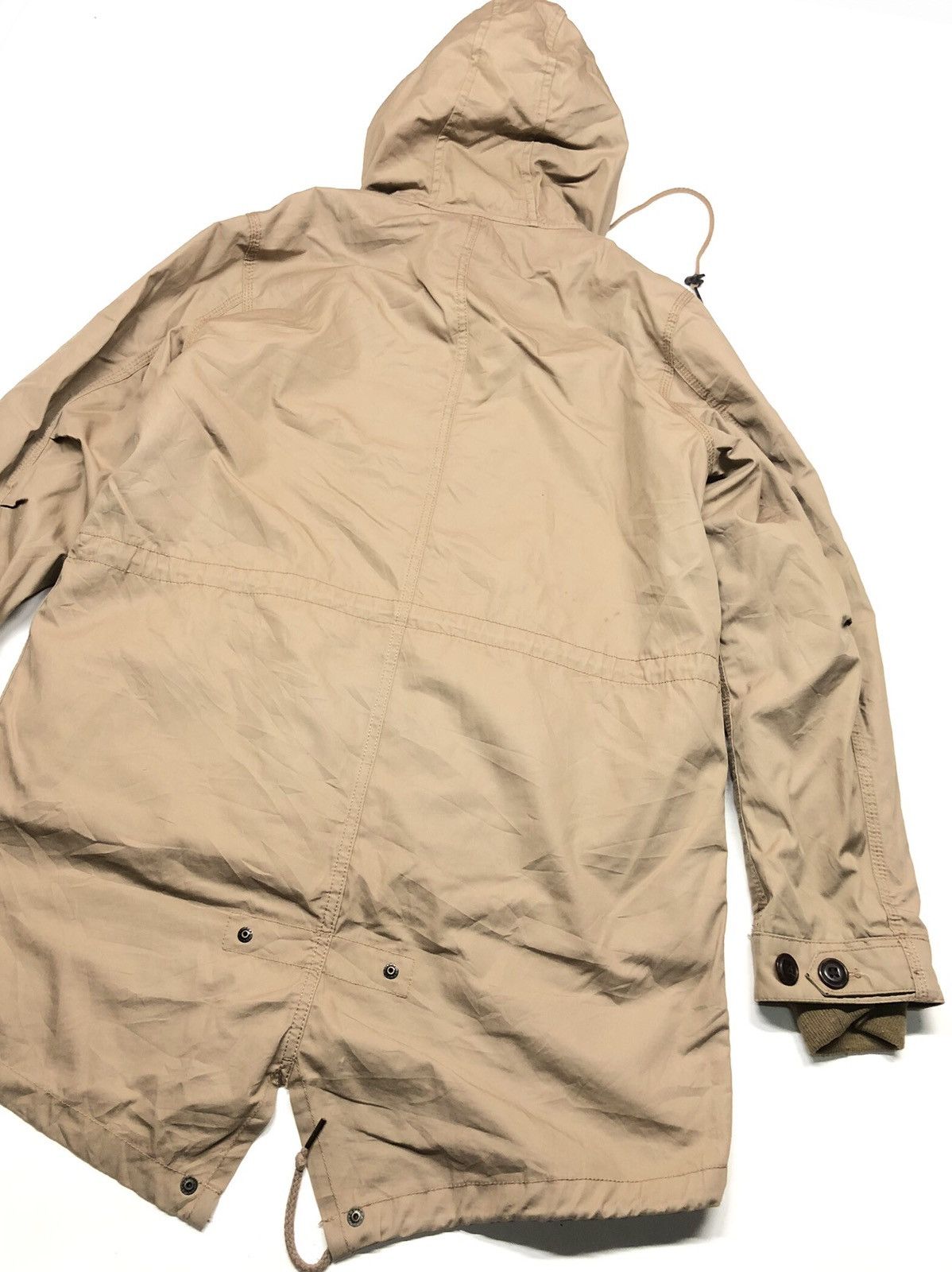 Japanese Brand BACK NUMBER PARKA HOODIE MILITARY STREET WEAR STYLE JACKET Size US L / EU 52-54 / 3 - 8 Thumbnail