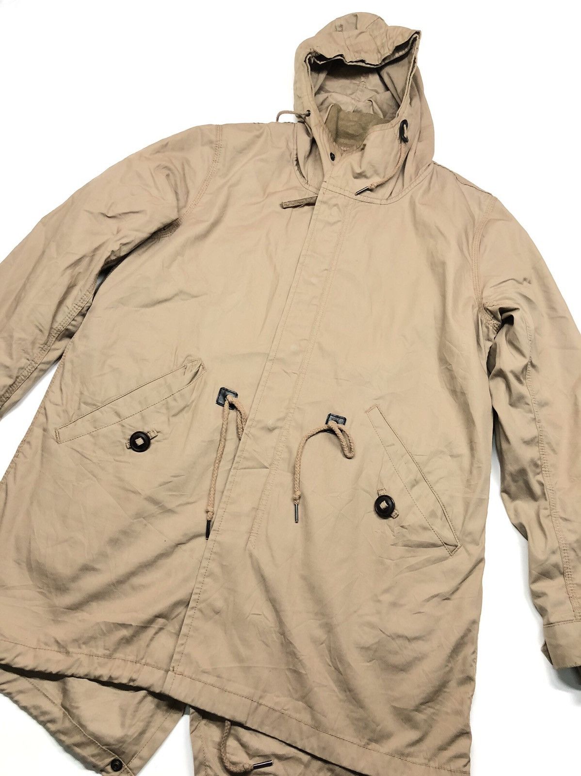 Japanese Brand BACK NUMBER PARKA HOODIE MILITARY STREET WEAR STYLE JACKET Size US L / EU 52-54 / 3 - 2 Thumbnail