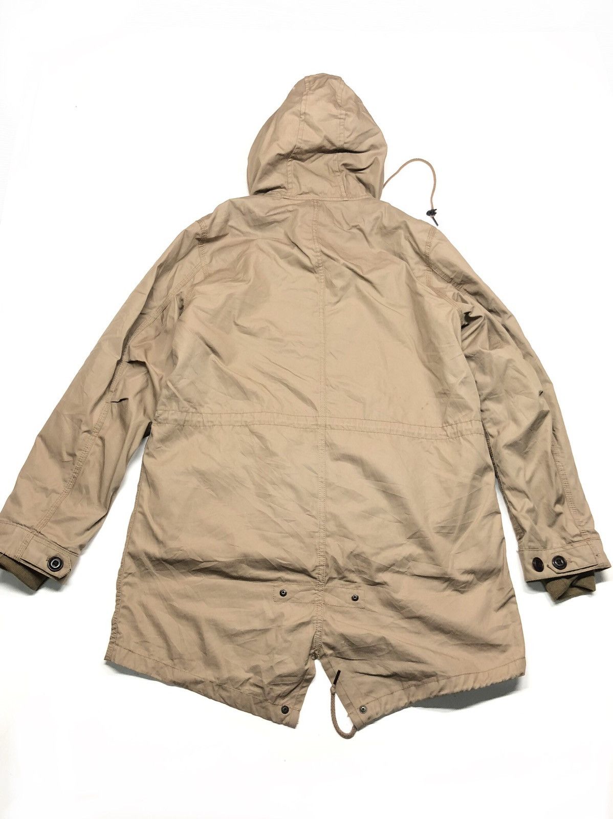 Japanese Brand BACK NUMBER PARKA HOODIE MILITARY STREET WEAR STYLE JACKET Size US L / EU 52-54 / 3 - 7 Thumbnail