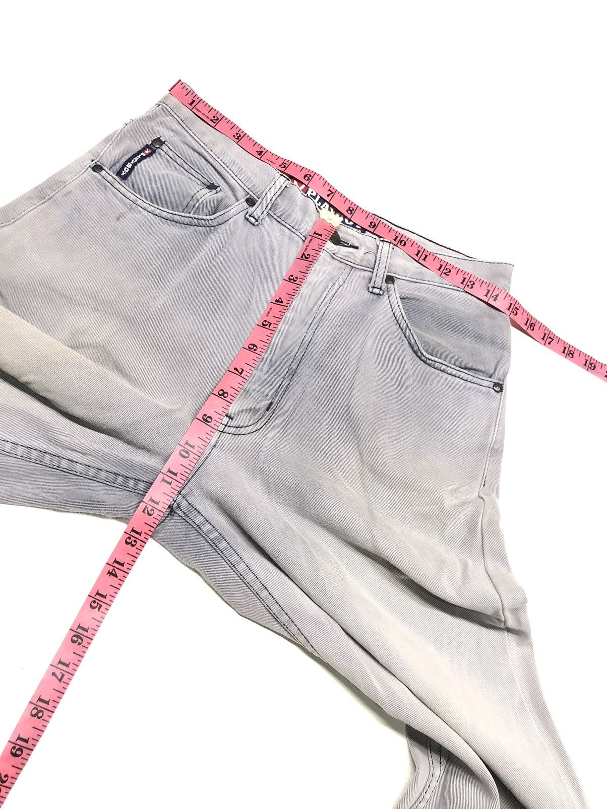 Playboy × Vintage VINTAGE PLAY BOY BLUE JEANS LIGHT WASH DENIM Size US 29 - 11 Thumbnail