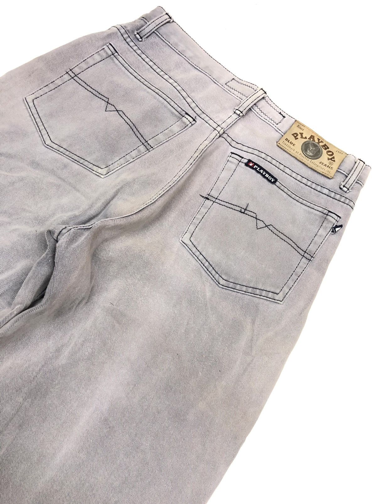 Playboy × Vintage VINTAGE PLAY BOY BLUE JEANS LIGHT WASH DENIM Size US 29 - 2 Thumbnail