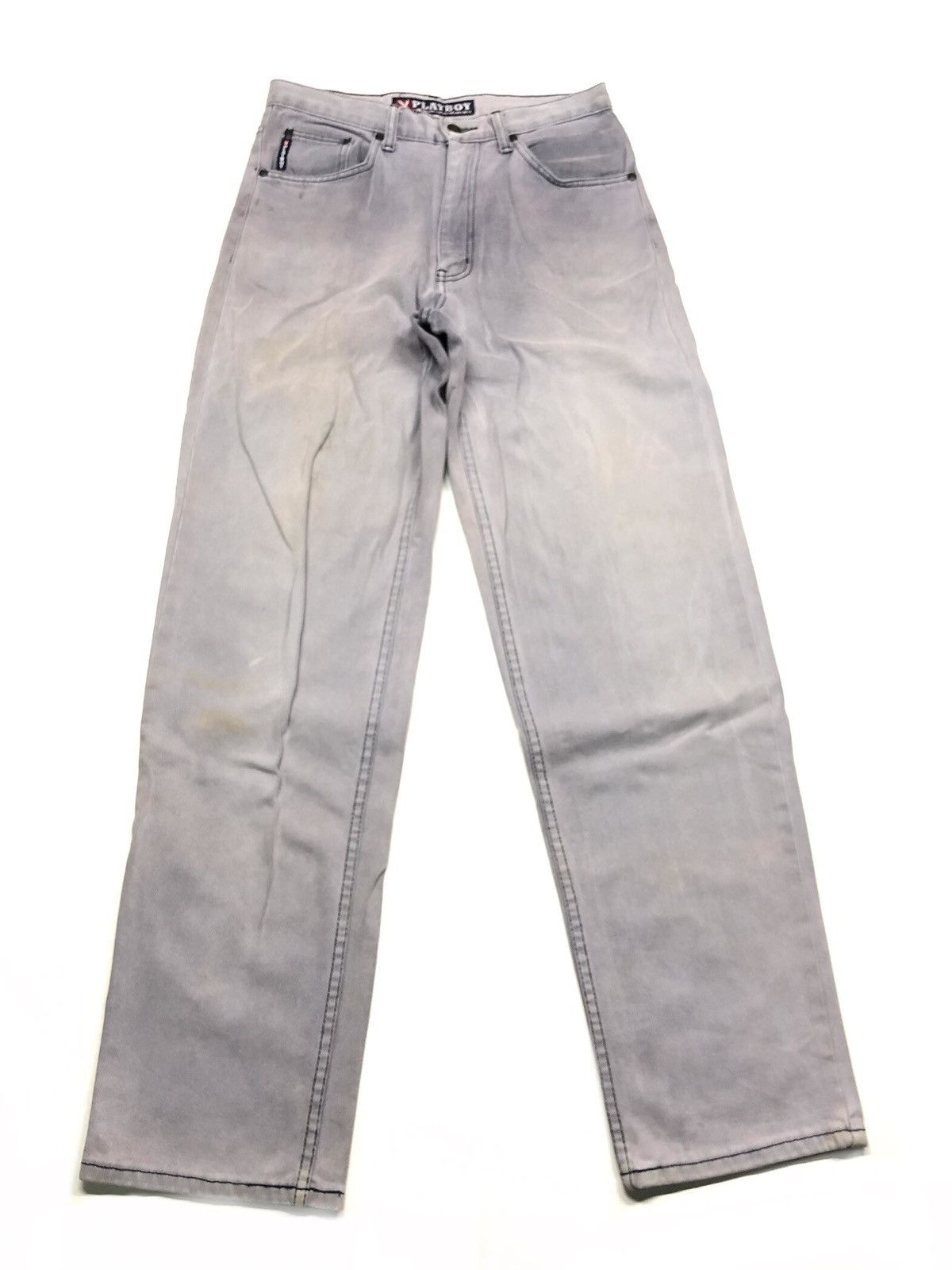 Playboy × Vintage VINTAGE PLAY BOY BLUE JEANS LIGHT WASH DENIM Size US 29 - 5 Thumbnail