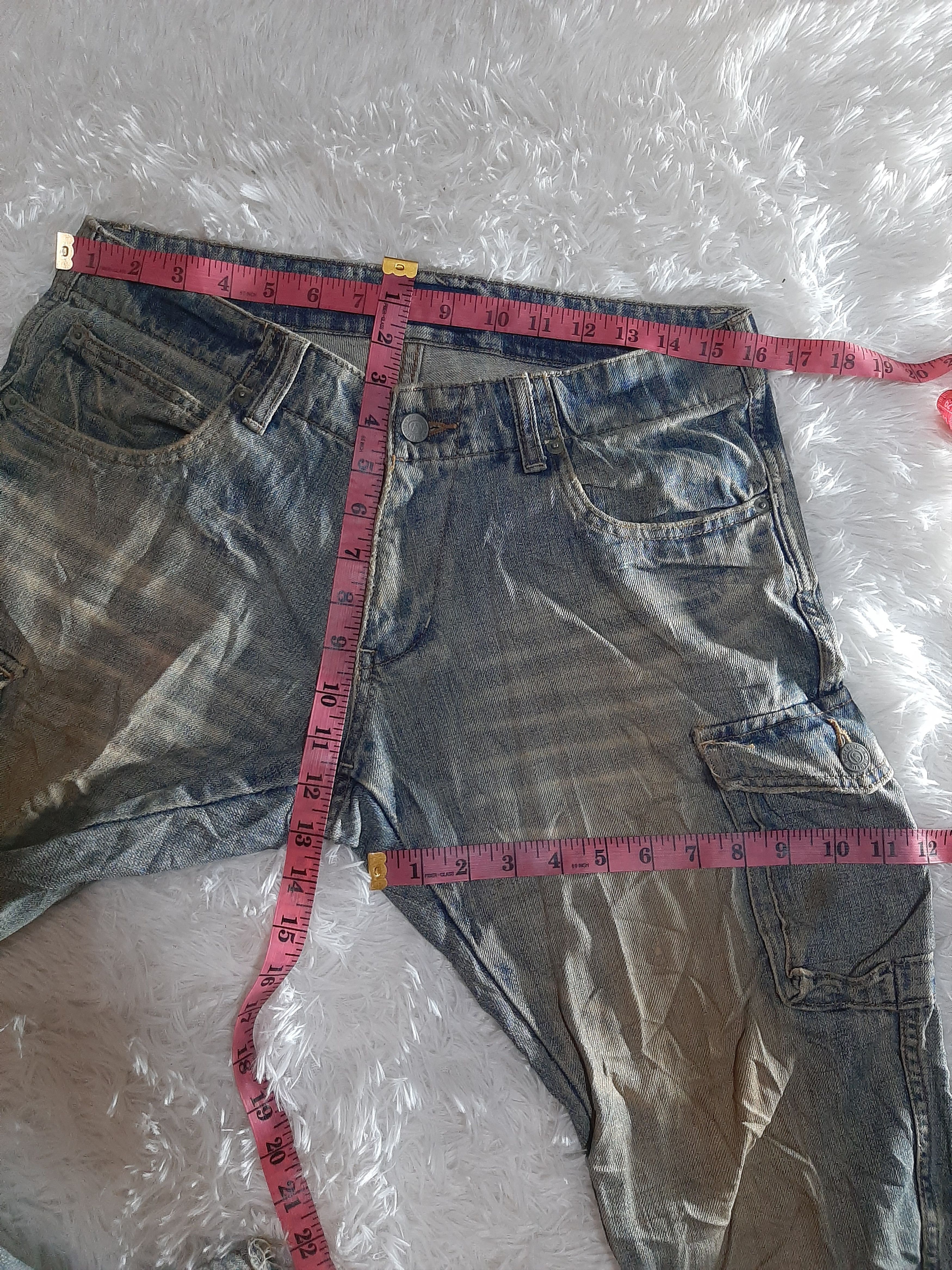 Japanese Brand × RAGEBLUE RUSTY RAGE BLUE DISTRESSED CARGO DENIM.. Size US 32 / EU 48 - 9 Thumbnail