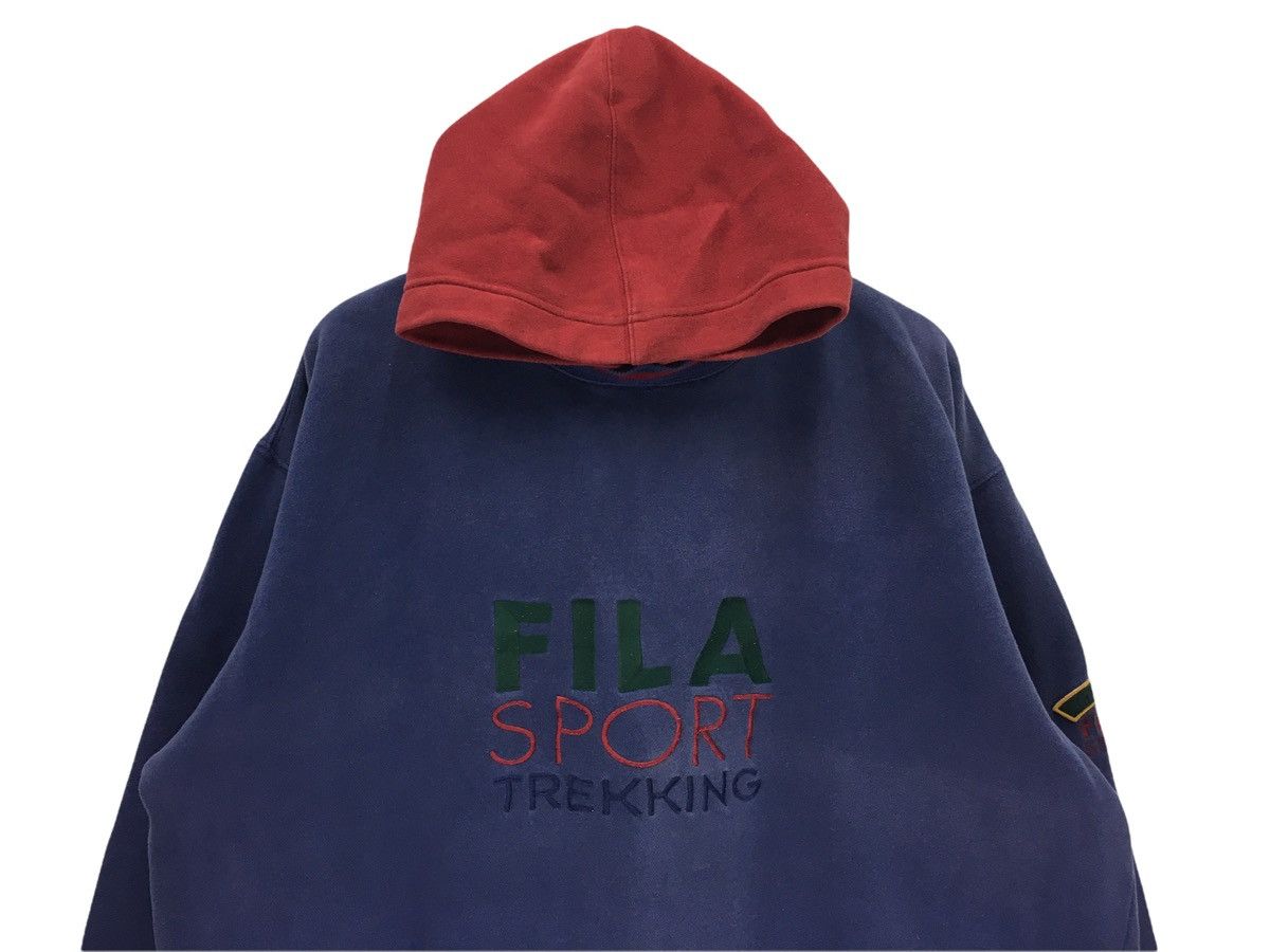 Fila × Vintage Vintage Fila Sport Trekking Big Logo Hoddie Size US XL / EU 56 / 4 - 2 Thumbnail