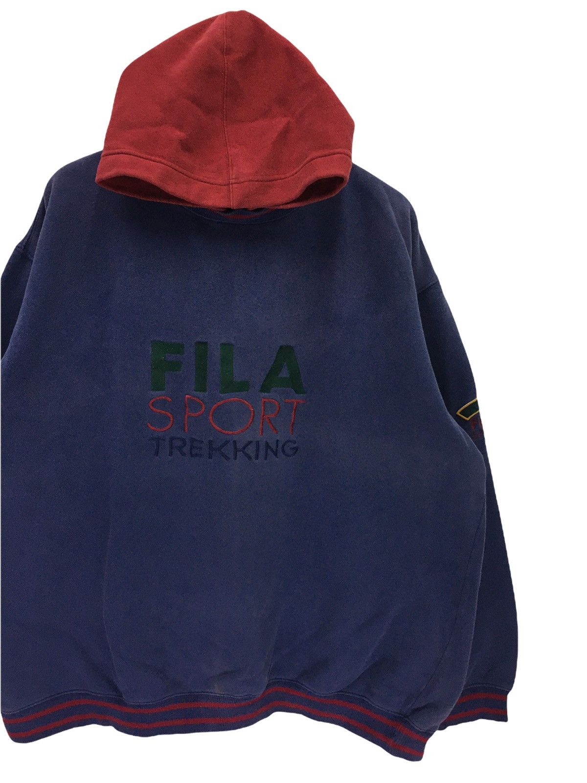 Fila × Vintage Vintage Fila Sport Trekking Big Logo Hoddie Size US XL / EU 56 / 4 - 4 Thumbnail