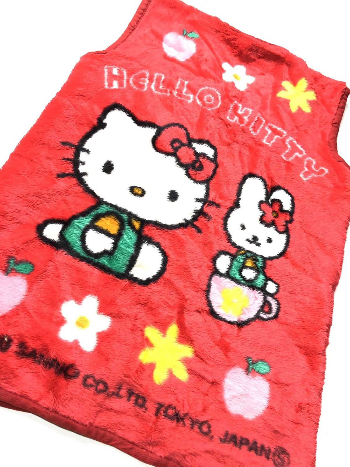 Cartoon Network × Disney × Vintage VINTAGE 90s HELLO KITTY FLEECE VEST Size US S / EU 44-46 / 1 - 11 Thumbnail
