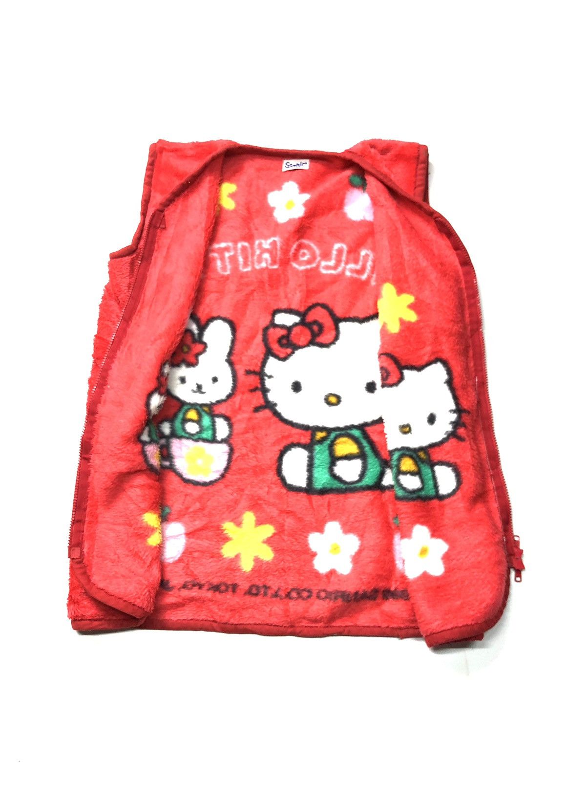 Cartoon Network × Disney × Vintage VINTAGE 90s HELLO KITTY FLEECE VEST Size US S / EU 44-46 / 1 - 6 Thumbnail