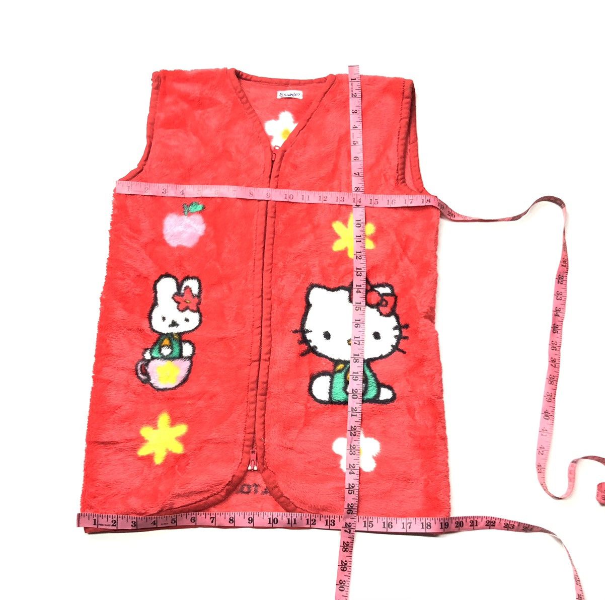 Cartoon Network × Disney × Vintage VINTAGE 90s HELLO KITTY FLEECE VEST Size US S / EU 44-46 / 1 - 13 Thumbnail