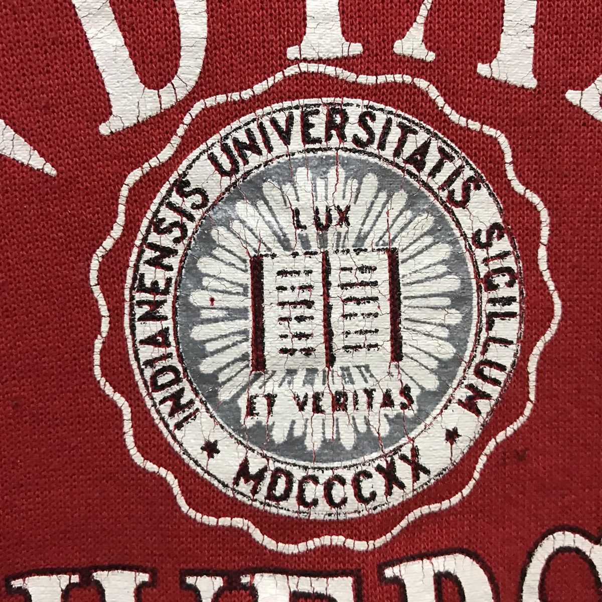 Logo 7 Vintage Indiana State University Sweatshirt Croptop Jumper Size US M / EU 48-50 / 2 - 4 Thumbnail