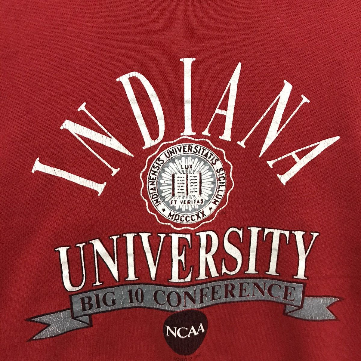 Logo 7 Vintage Indiana State University Sweatshirt Croptop Jumper Size US M / EU 48-50 / 2 - 3 Thumbnail