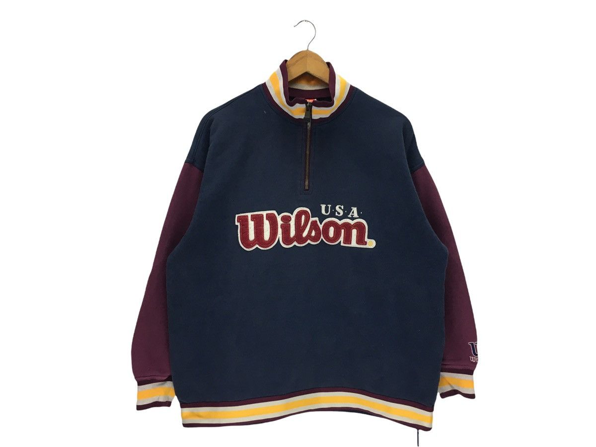 Sports Specialties × Vintage × Wilson Vintage Wilson Big Logo Sportwear Sweatshirt Size US L / EU 52-54 / 3 - 1 Thumbnail