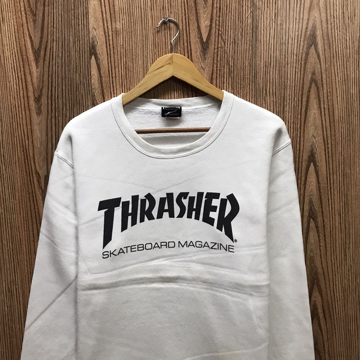Thrasher × Welcome Skateboards Vintage Thrasher Sweatshirt Big Logo Thrasher Size US M / EU 48-50 / 2 - 2 Thumbnail