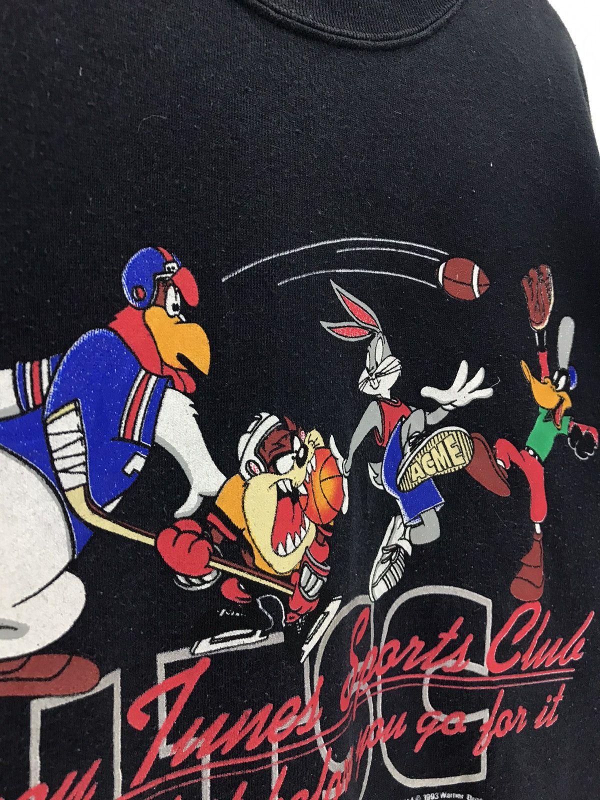 Cartoon Network × Warner Bros Vintage 90s 1993 Looney Tunes Cartoon Sweatshirt Size US M / EU 48-50 / 2 - 4 Thumbnail