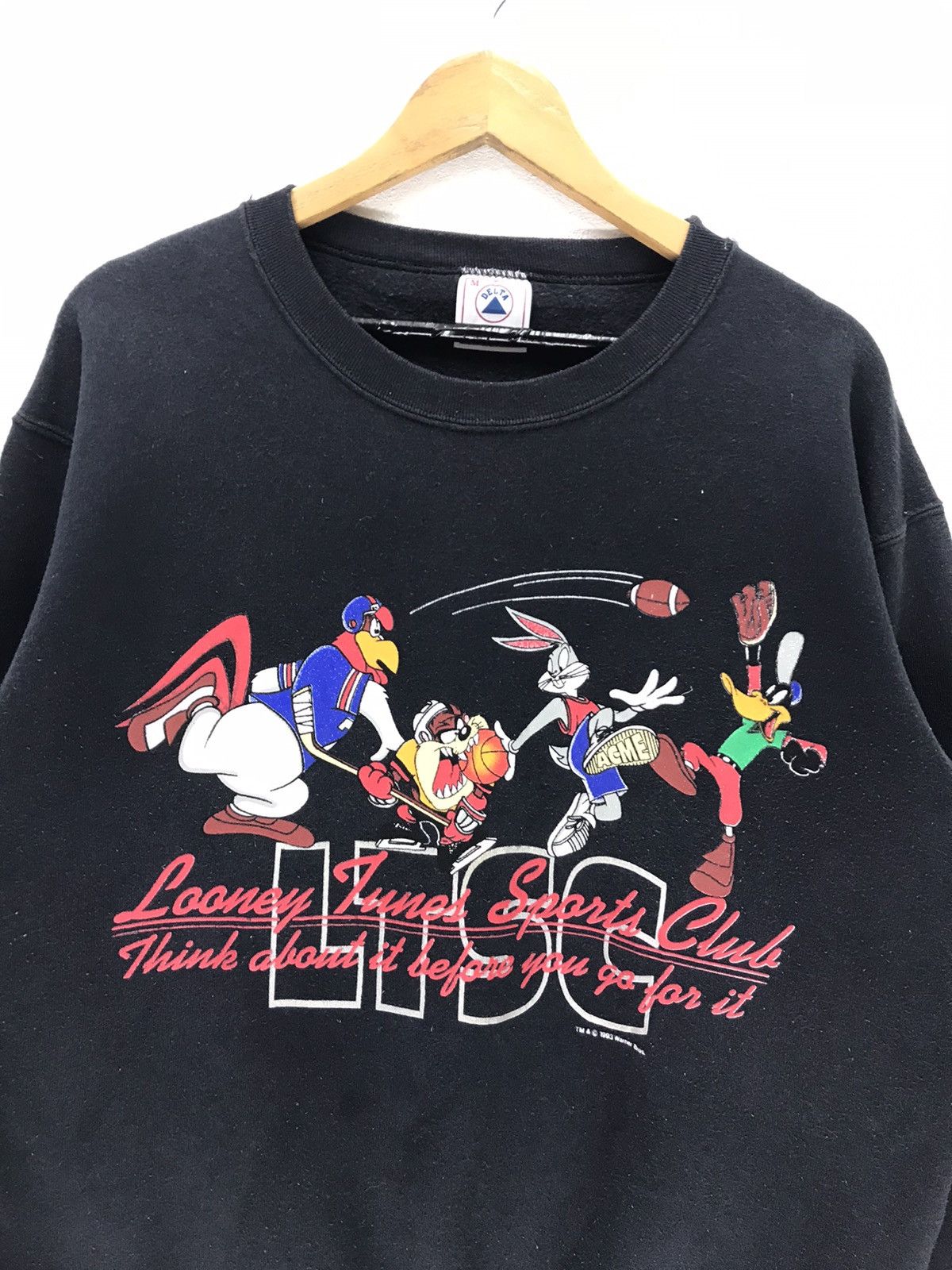 Cartoon Network × Warner Bros Vintage 90s 1993 Looney Tunes Cartoon Sweatshirt Size US M / EU 48-50 / 2 - 2 Thumbnail