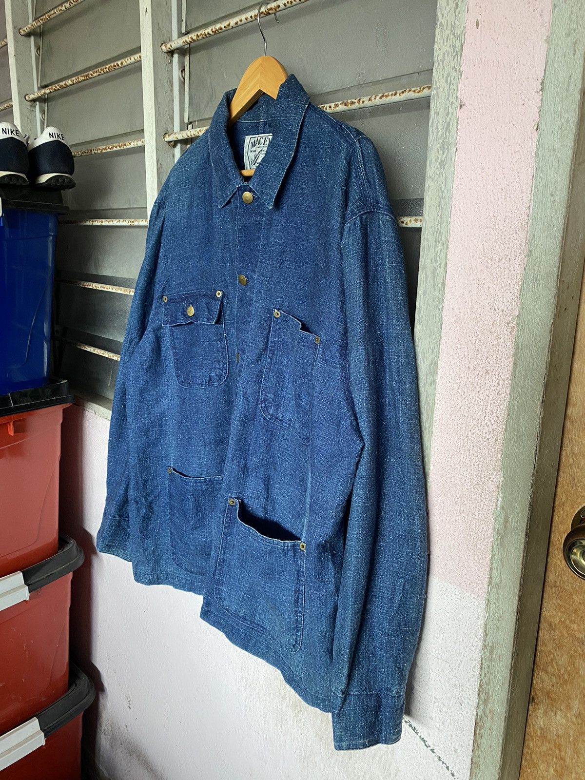 Japanese Brand ⚡️Light Layer⚡️Maceye Chore Jacket Size US L / EU 52-54 / 3 - 4 Thumbnail