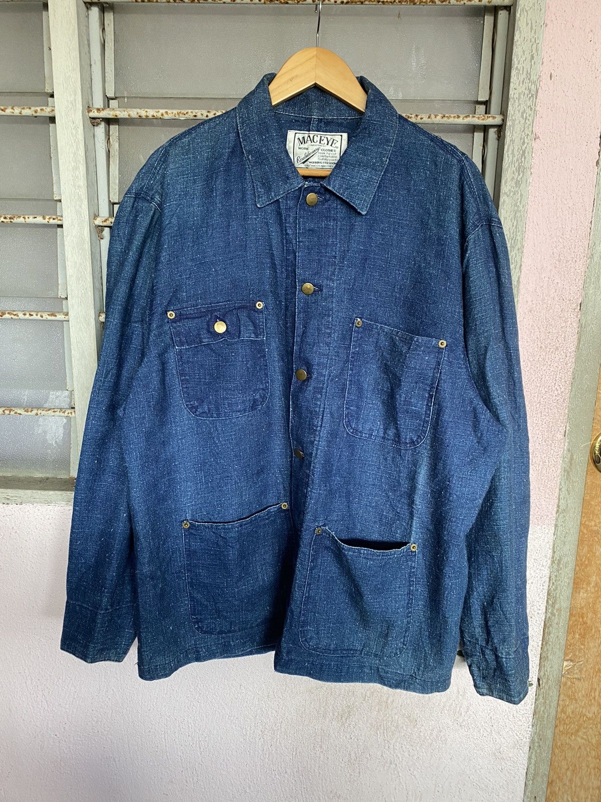 Japanese Brand ⚡️Light Layer⚡️Maceye Chore Jacket Size US L / EU 52-54 / 3 - 5 Thumbnail